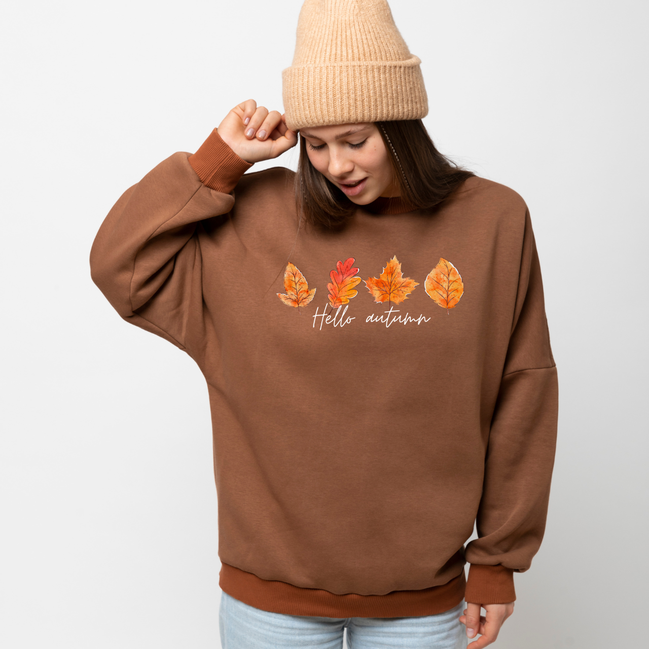 Autumn Leaves Crewneck Sweatshirt