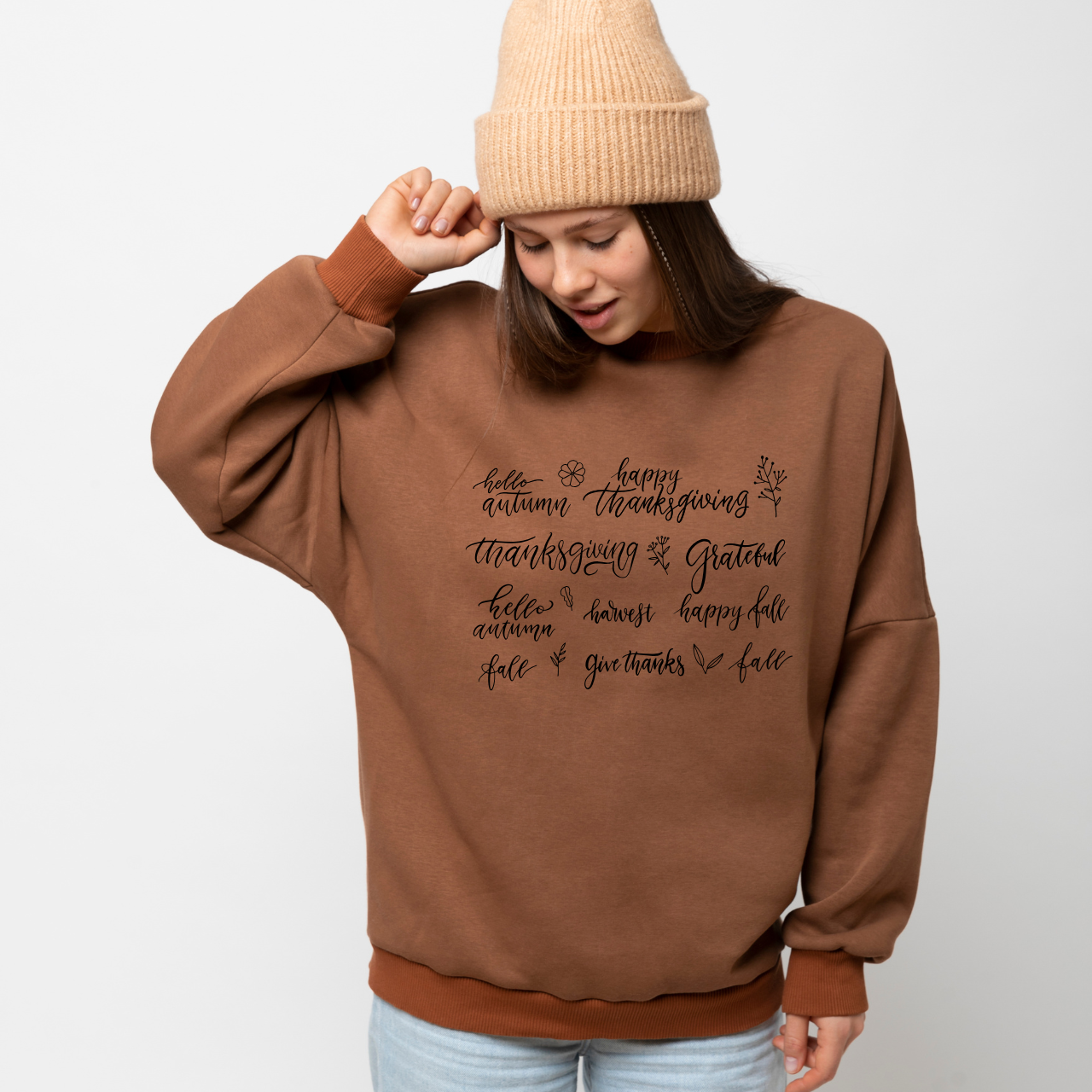 Mama and Me Fall Sweatshirt | Pumpkin Patch Outfit | Matching Halloween & Thanksgiving Crewneck