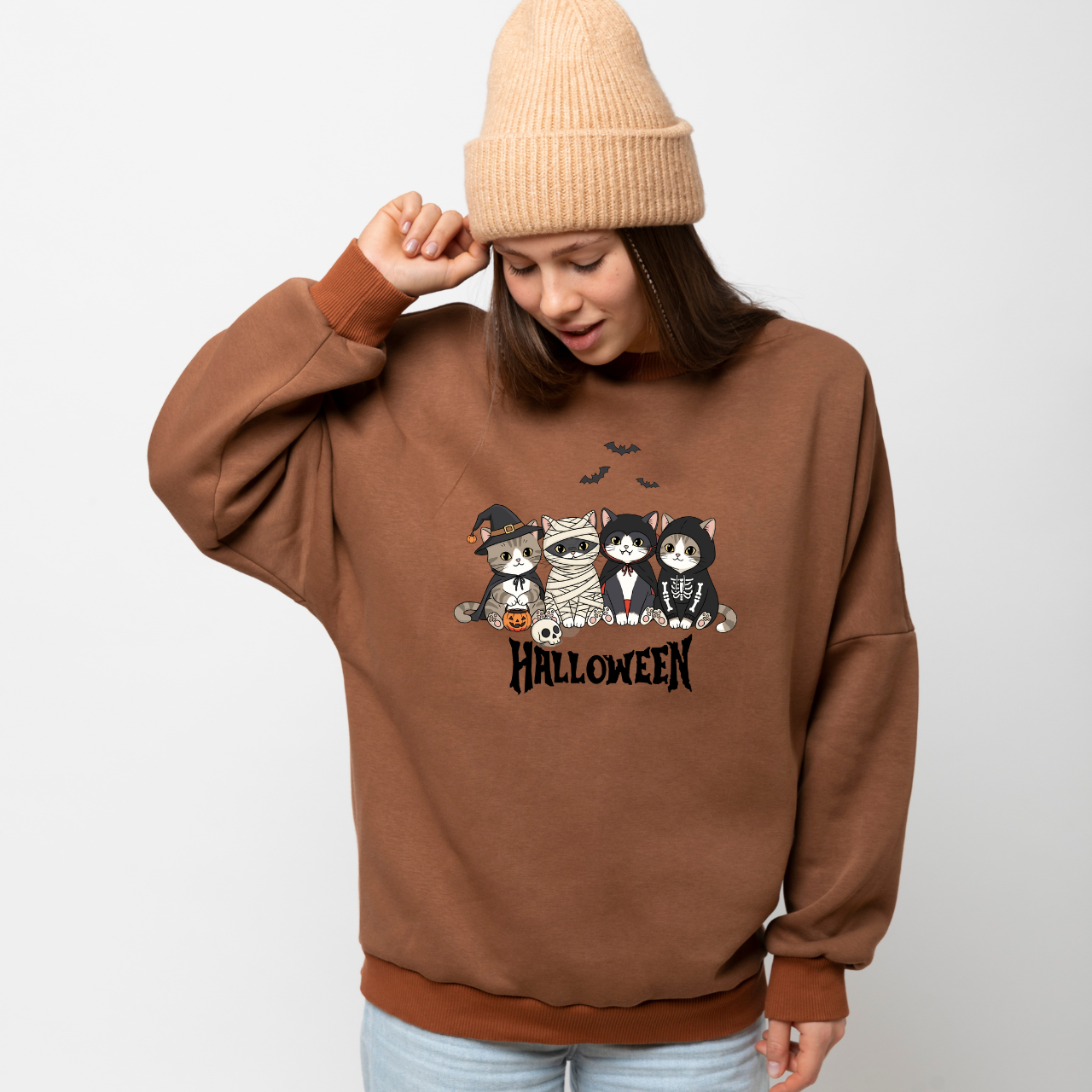 Halloween Pet Crewneck Sweatshirt