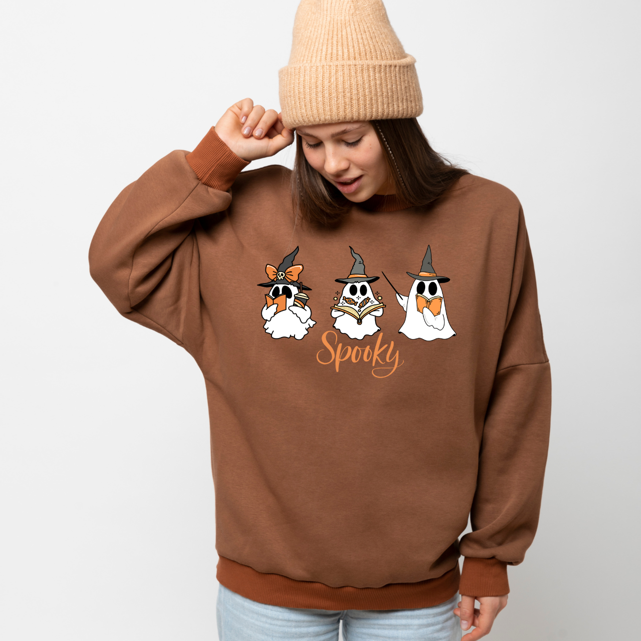Spooky Crewneck Sweatshirt - Unisex Halloween Apparel