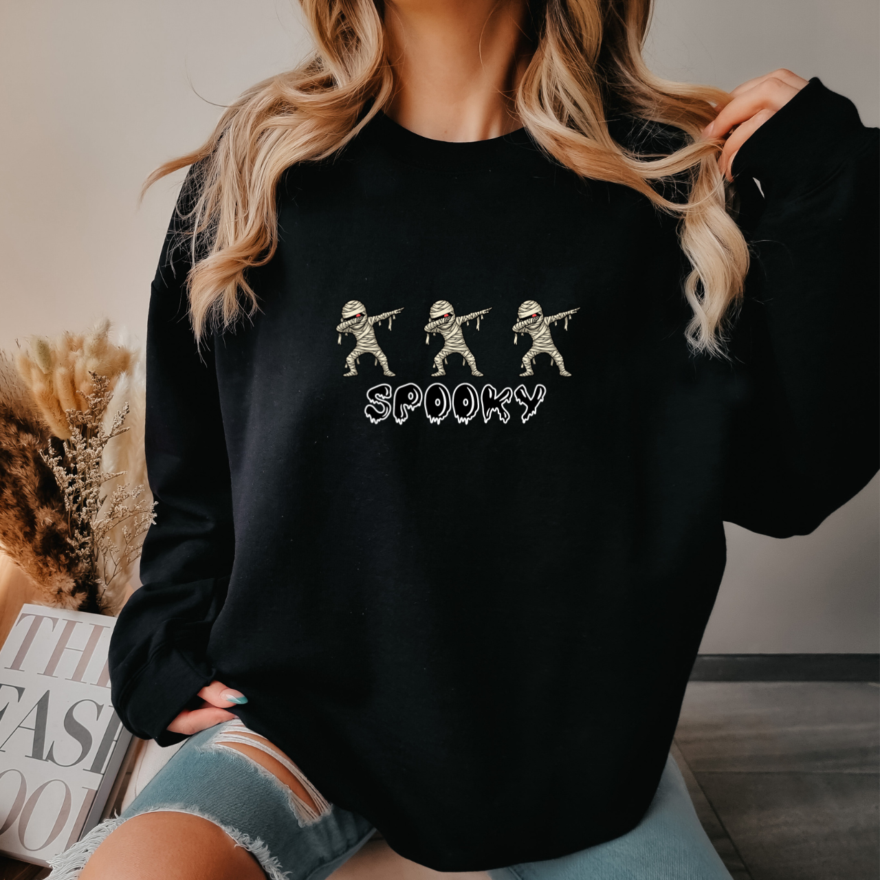 Spooky Halloween Matching Family Sweatshirt