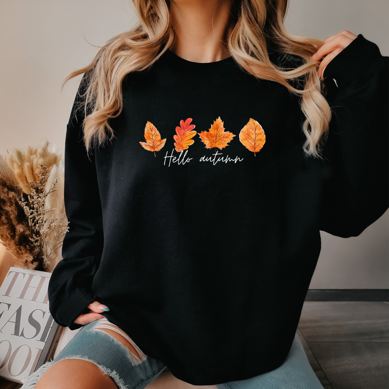 Autumn Leaves Crewneck Sweatshirt