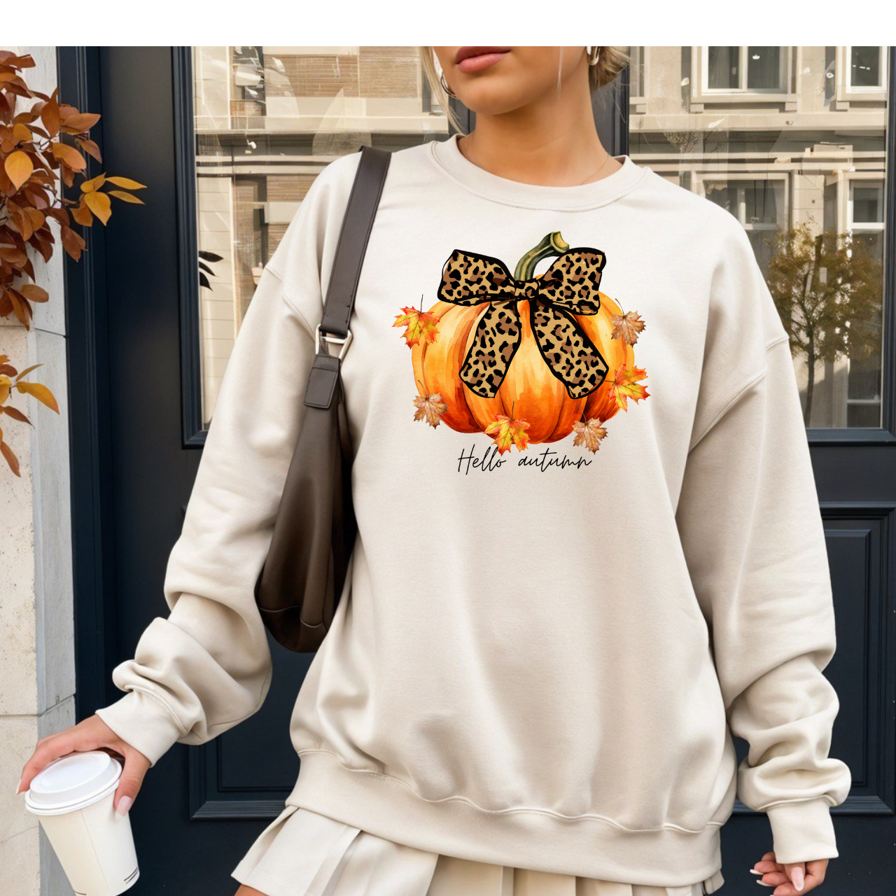 Autumn Pumpkin Crewneck Sweatshirt