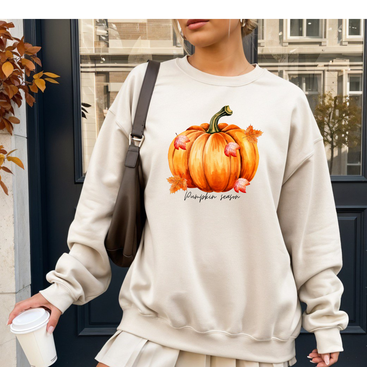 Autumn Pumpkin Crewneck Sweatshirt