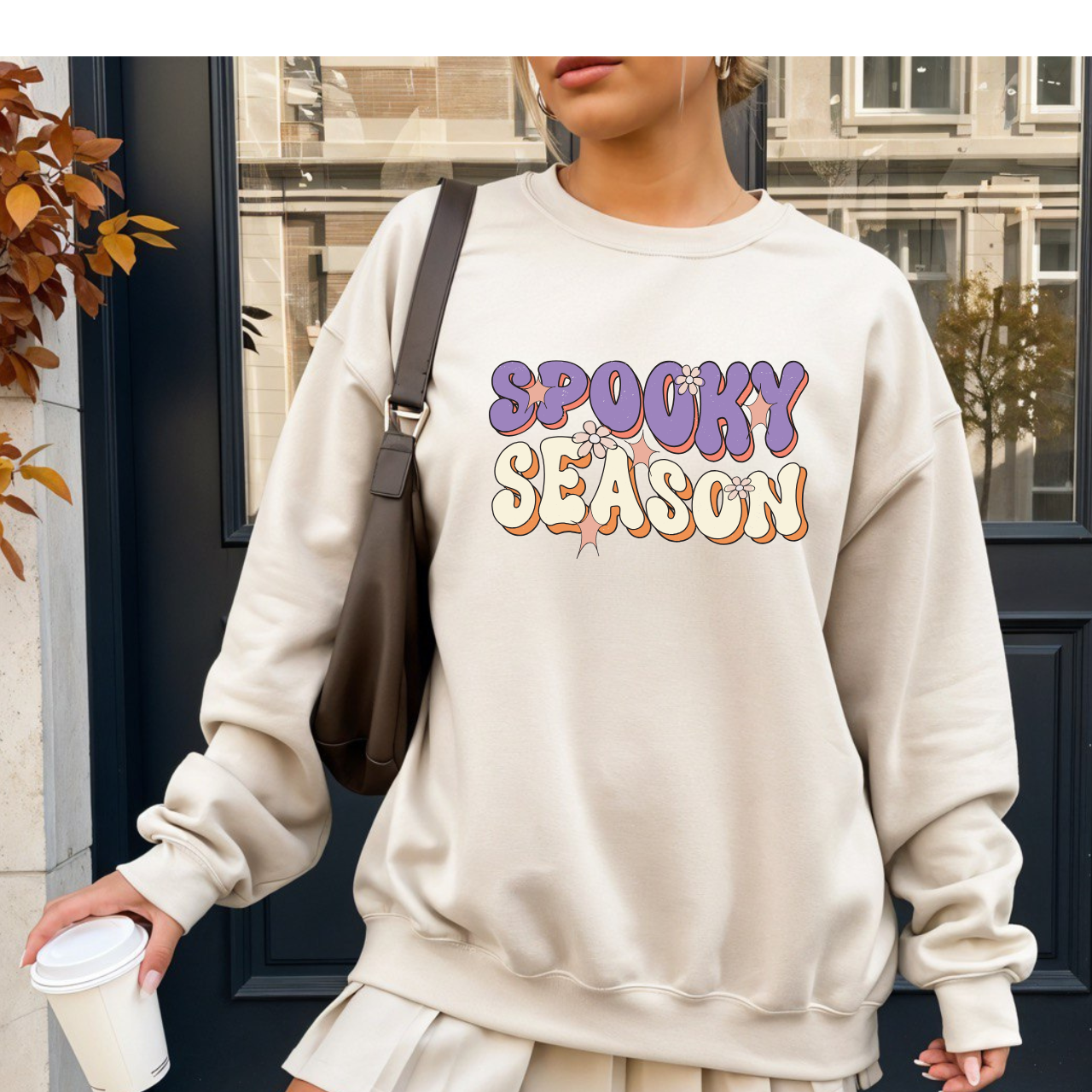 Halloween Vibes Unisex Crewneck Sweatshirt