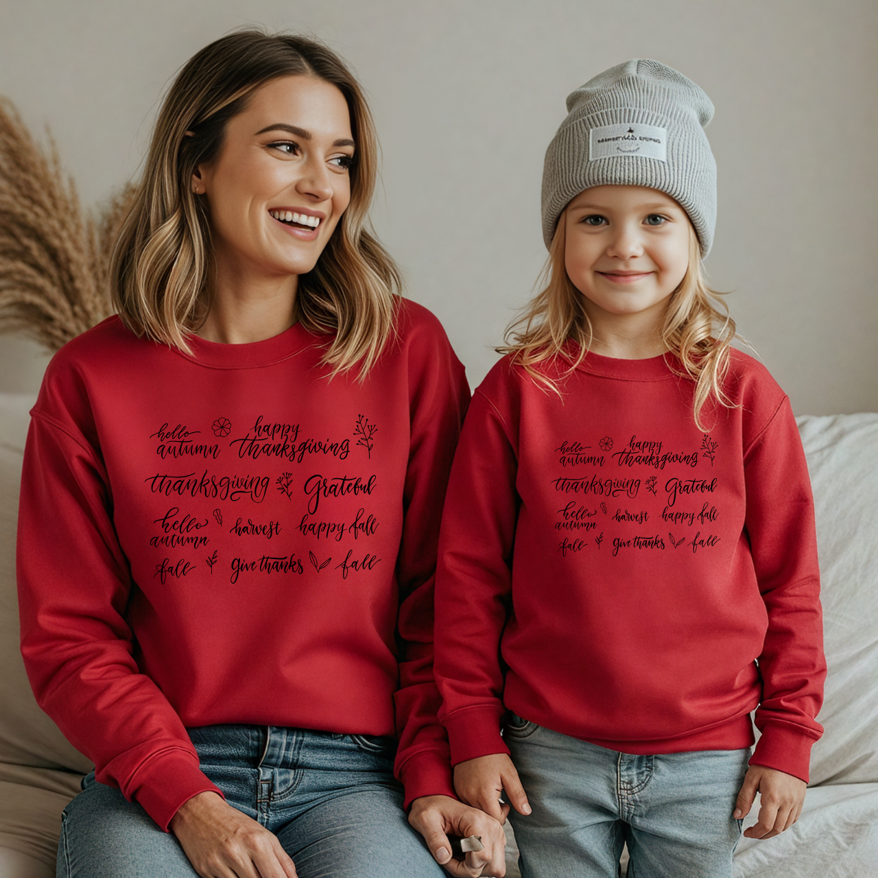 Mama and Me Fall Sweatshirt | Pumpkin Patch Outfit | Matching Halloween & Thanksgiving Crewneck
