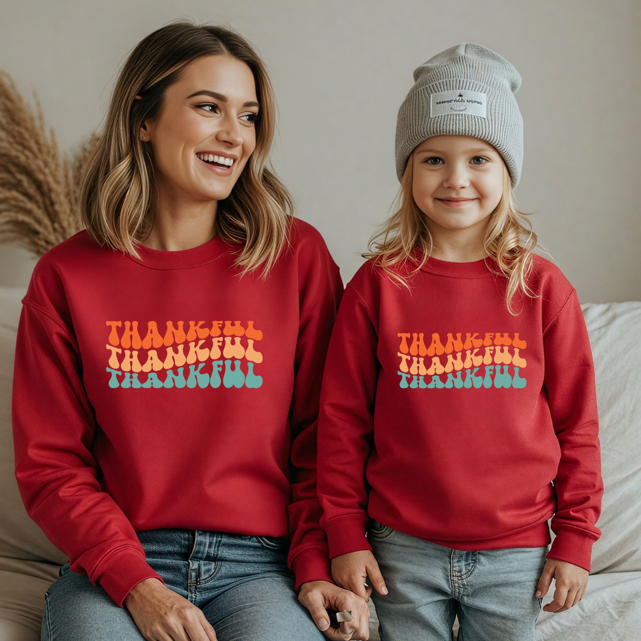 Fall Matching Family Outfit | Halloween & Thanksgiving Sweater | Pumpkin Season Mama & Me Sweatshirt