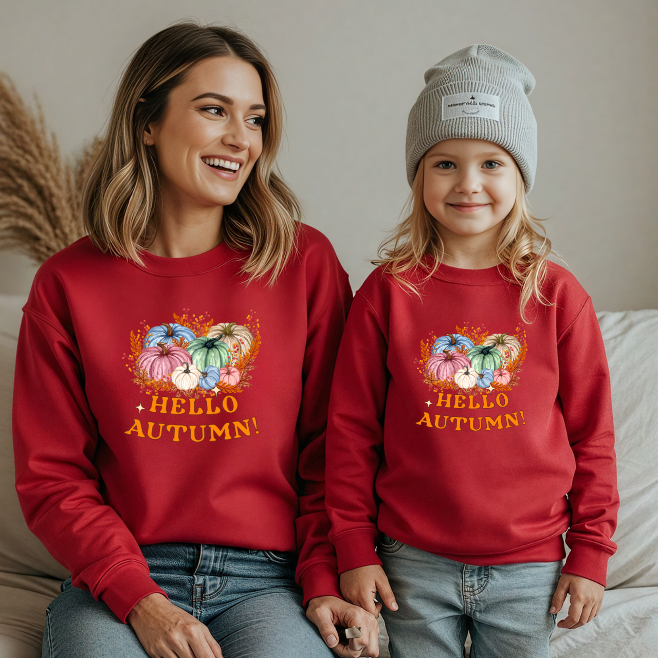 Hello Autumn Matching Family Sweatshirt