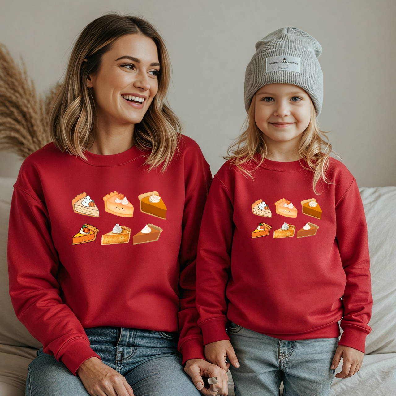 Fall Matching Family Outfit | Halloween & Thanksgiving Sweater | Pumpkin Season Mama & Me Sweatshirt