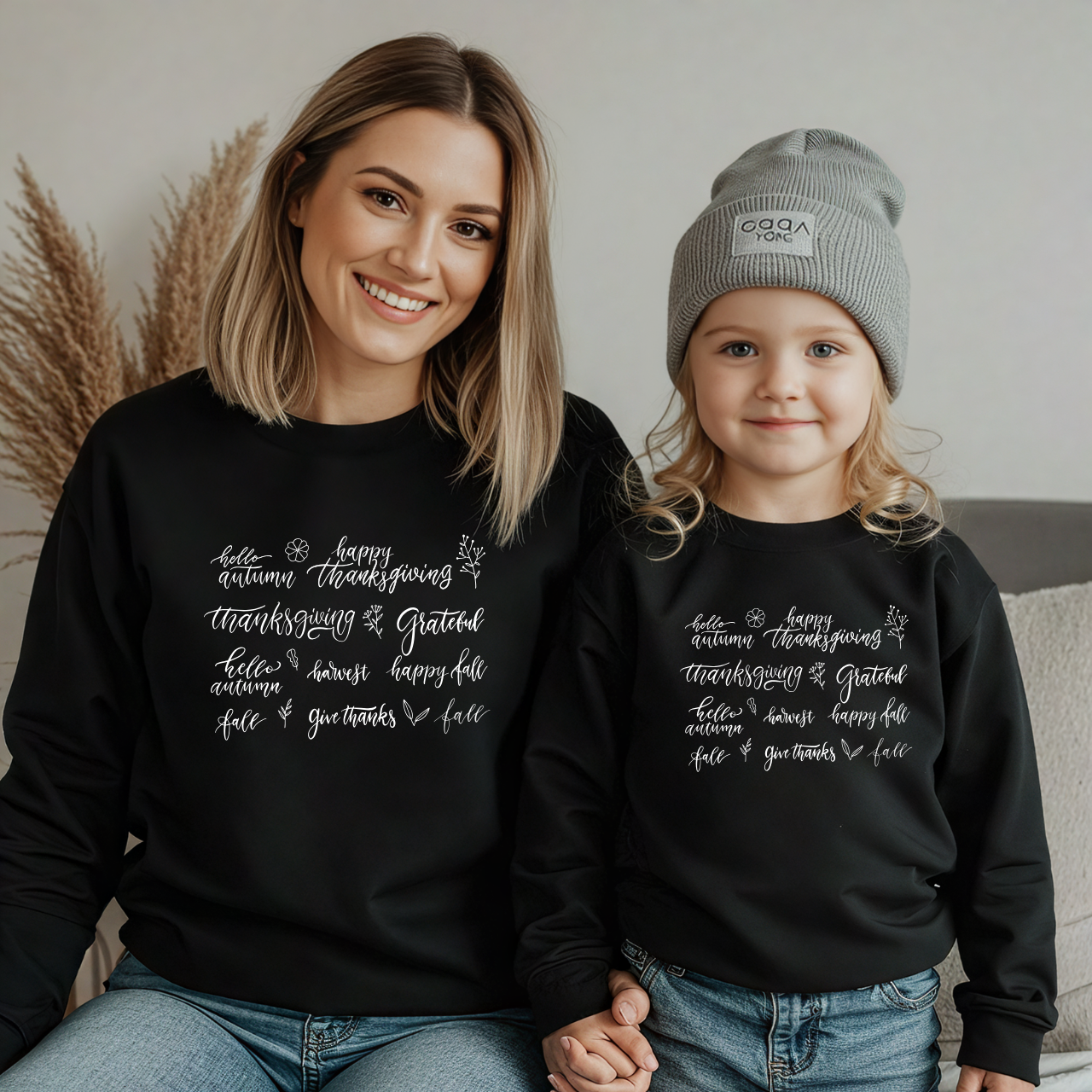 Mama and Me Fall Sweatshirt | Pumpkin Patch Outfit | Matching Halloween & Thanksgiving Crewneck