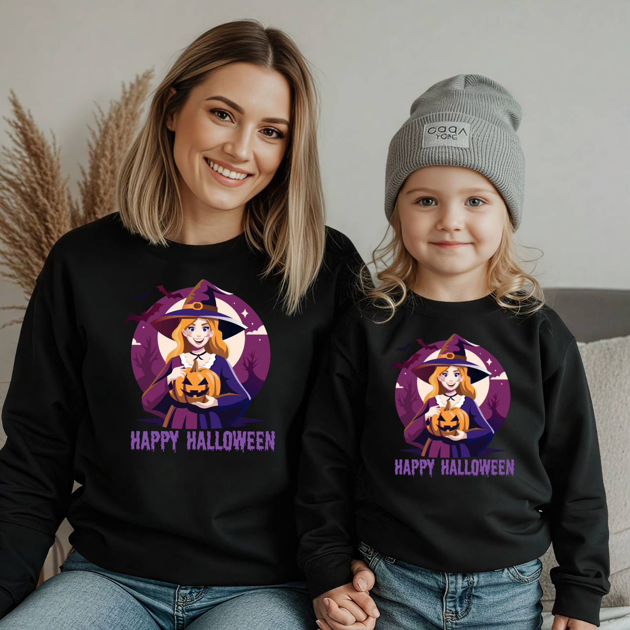 Happy Halloween Matching Family Sweatshirt