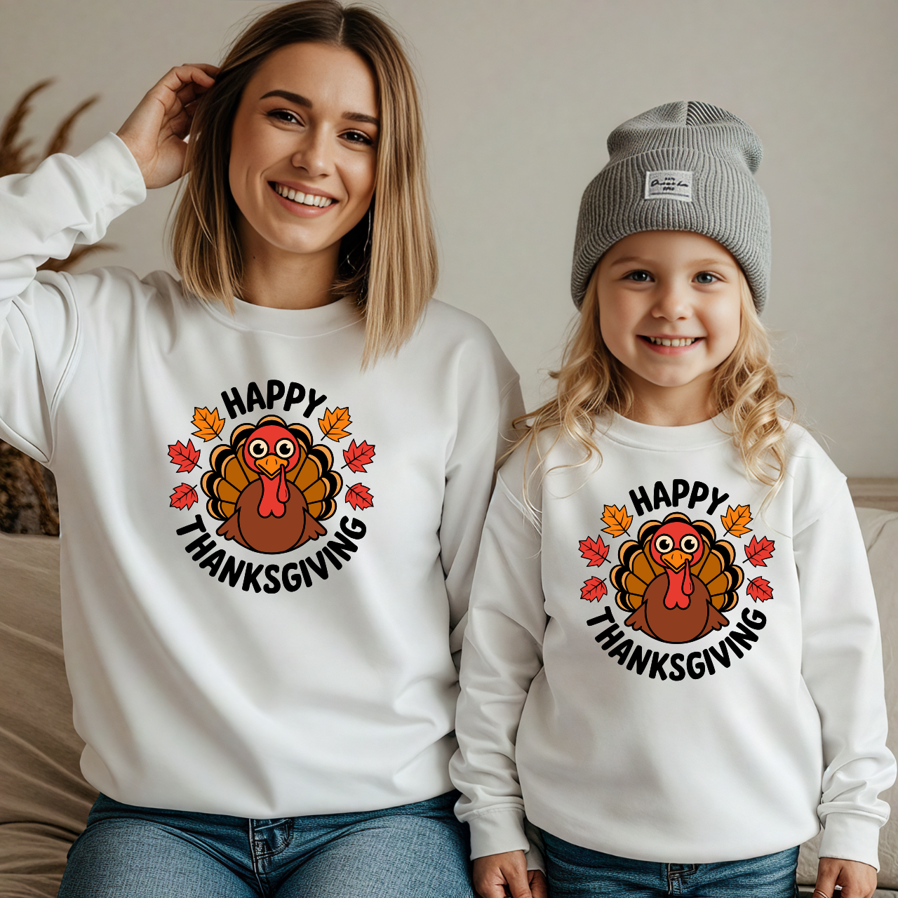 Pumpkin Season Mama & Me Sweatshirt | Fall Matching Family Outfit | Halloween & Thanksgiving Sweater