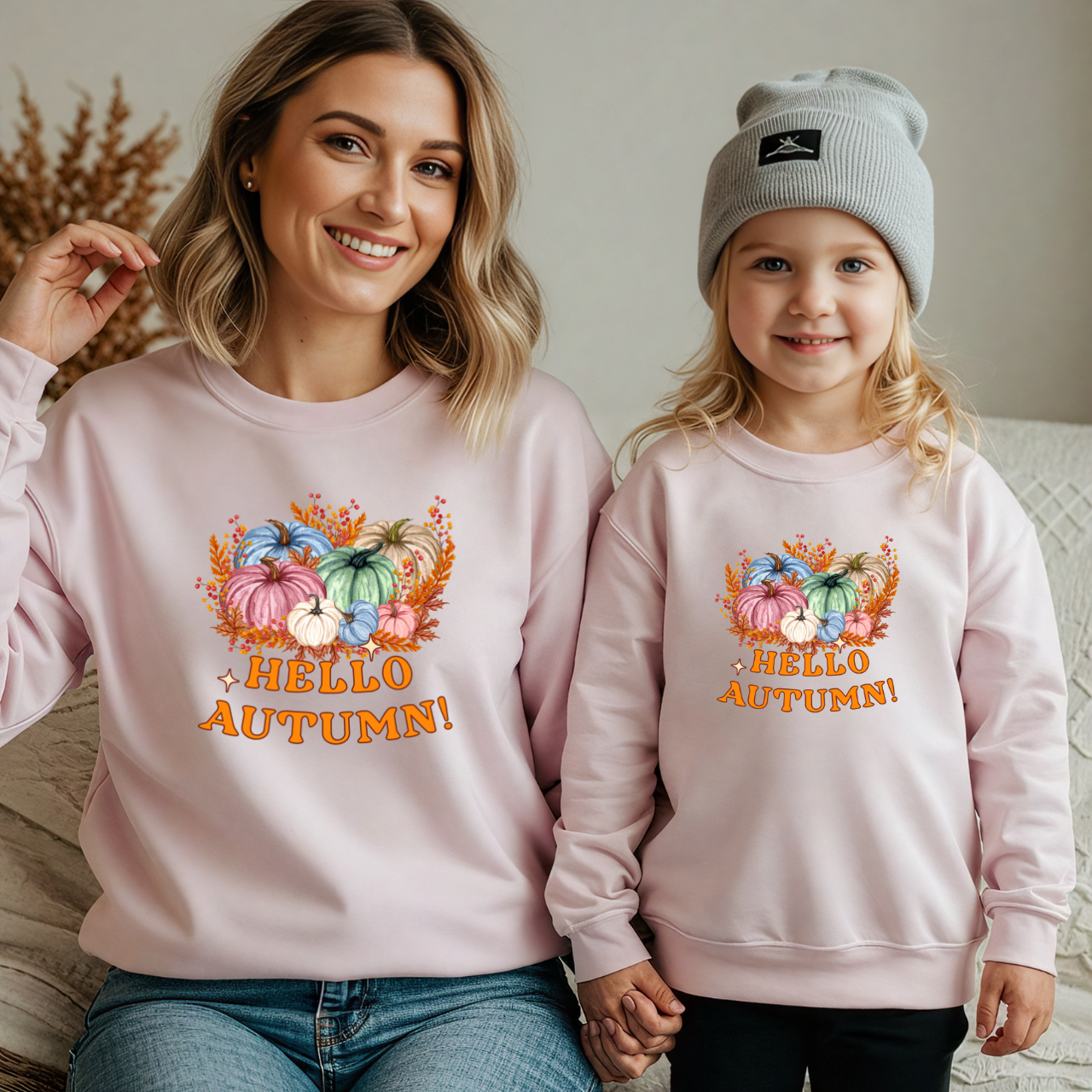 Hello Autumn Matching Family Sweatshirt