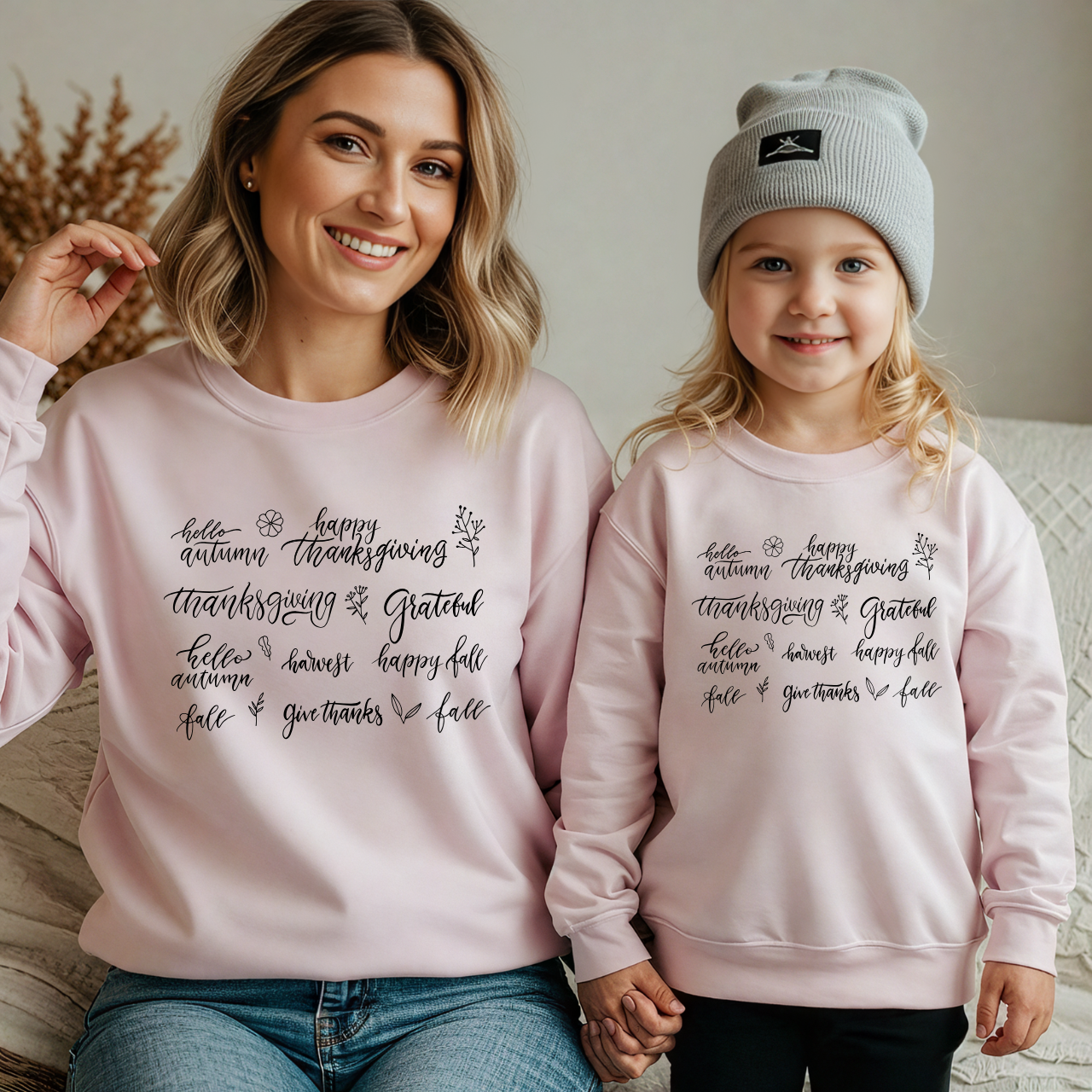 Mama and Me Fall Sweatshirt | Pumpkin Patch Outfit | Matching Halloween & Thanksgiving Crewneck