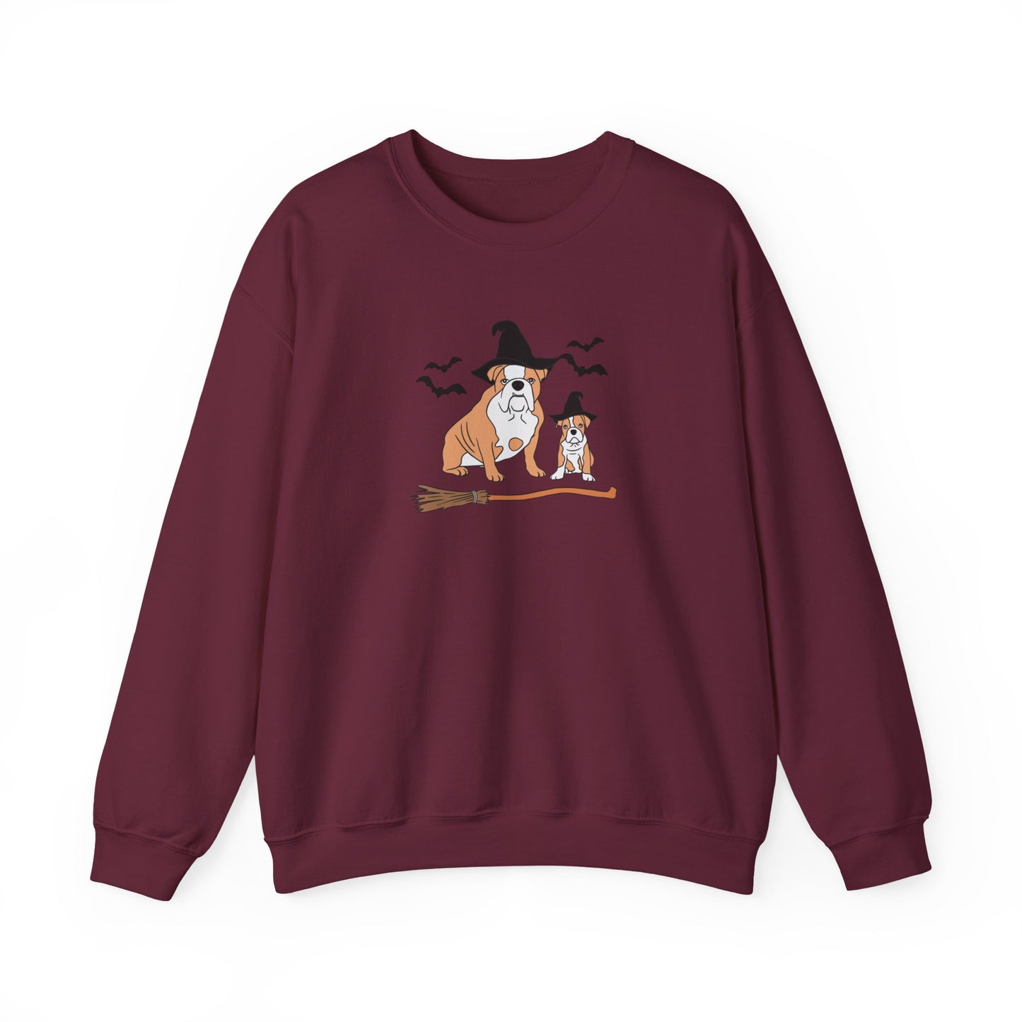 Halloween Dog Crewneck Sweatshirt, Cozy Fall Sweatshirt, Pet Lover Gift