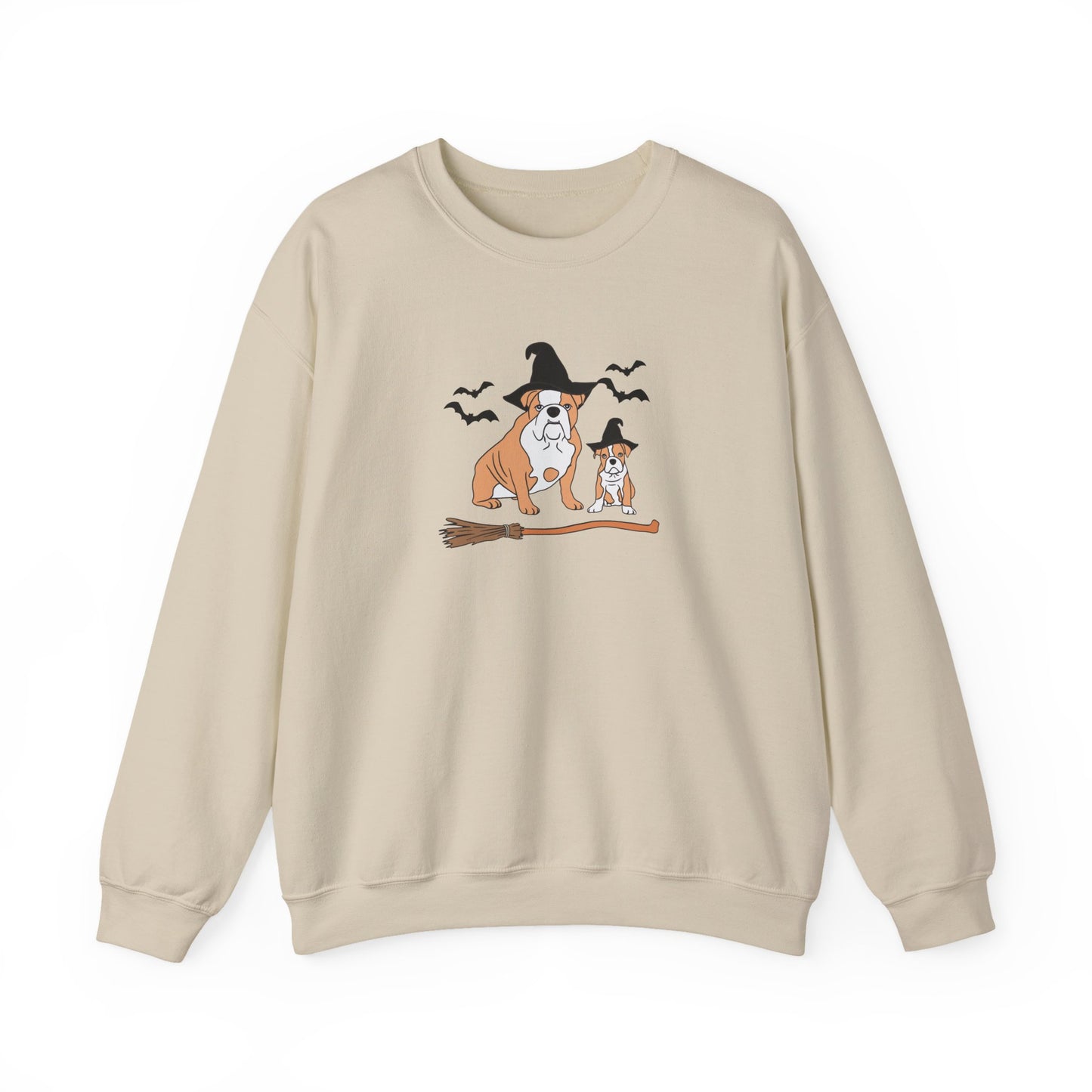 Halloween Dog Crewneck Sweatshirt, Cozy Fall Sweatshirt, Pet Lover Gift