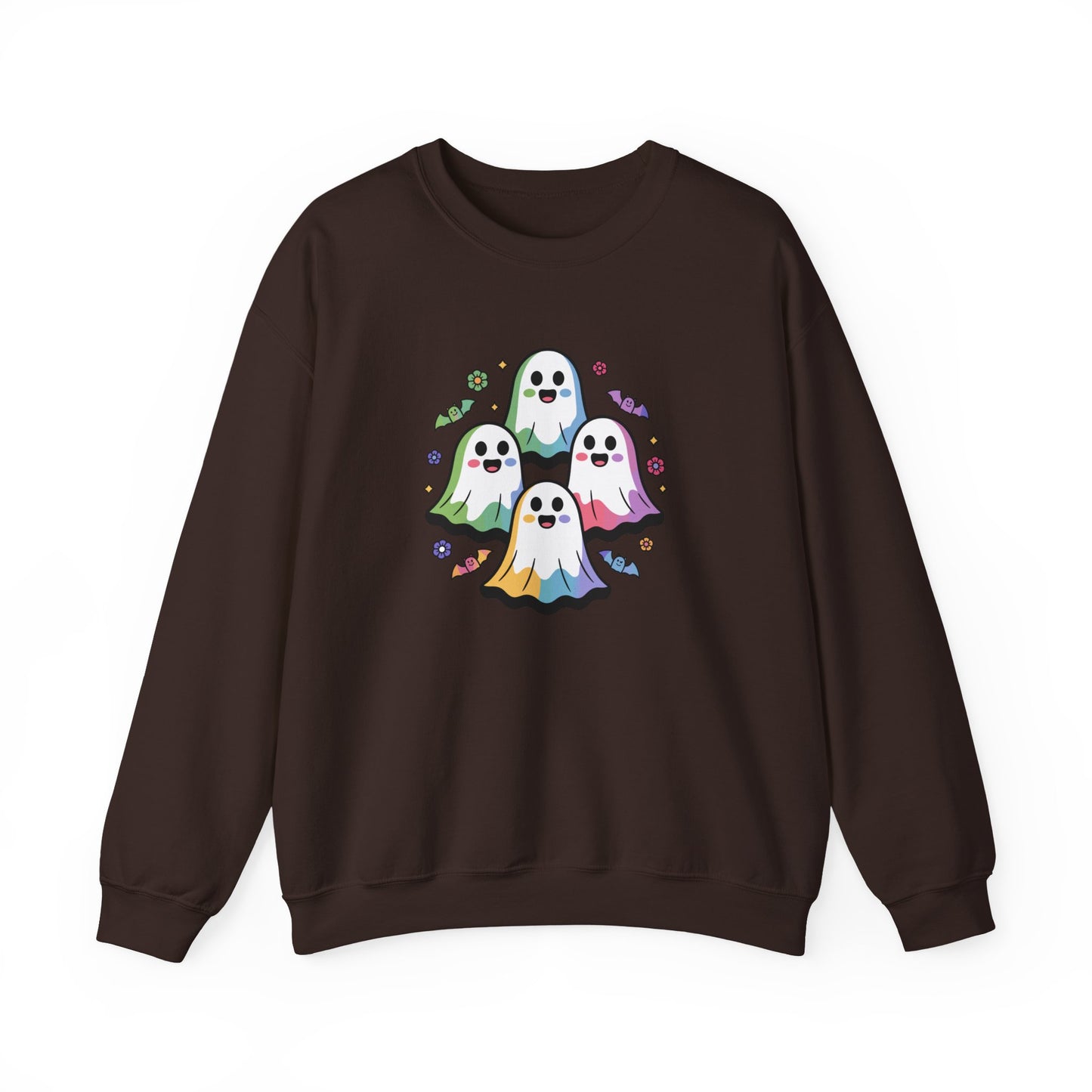 Colorful Ghosts Unisex Crewneck Sweatshirt