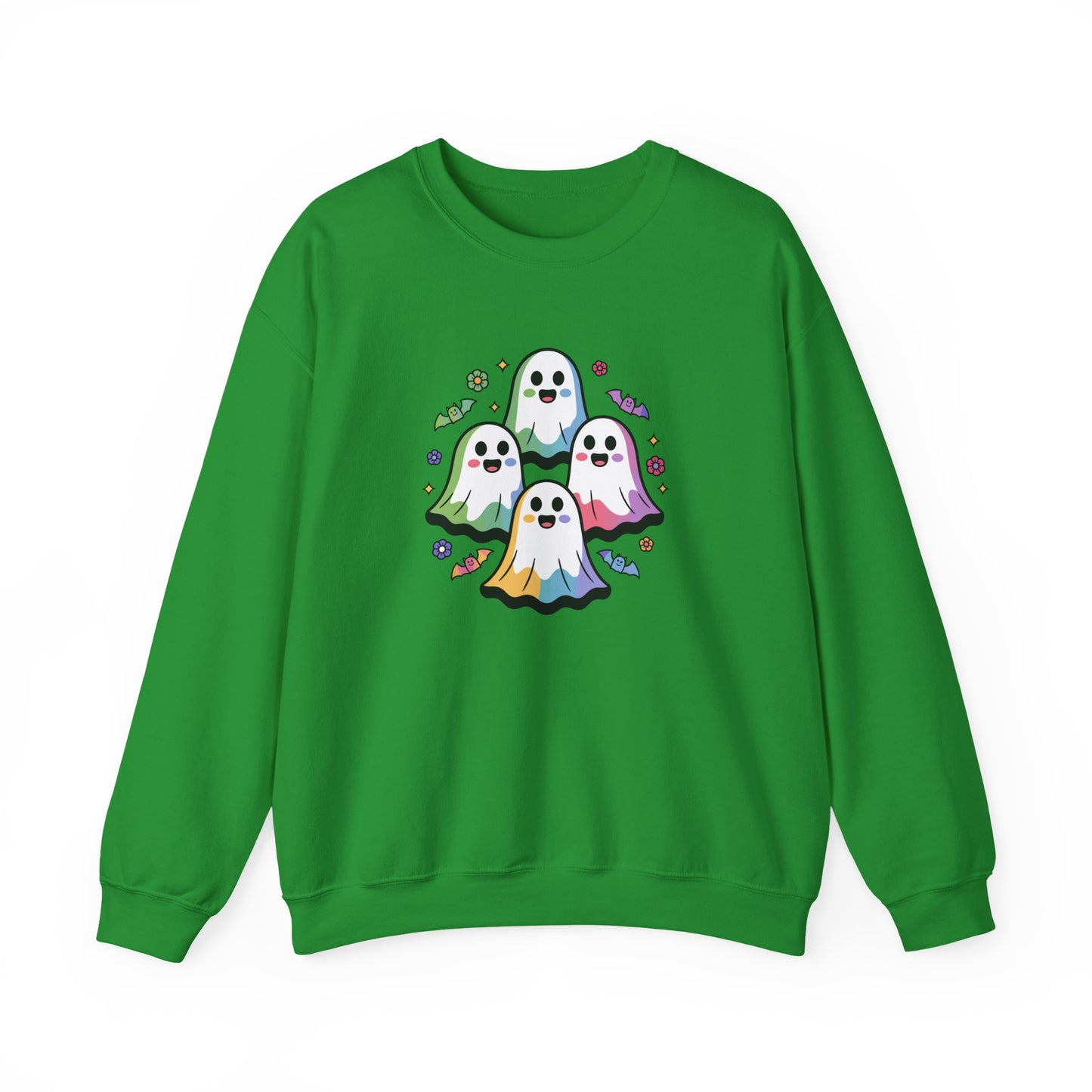 Colorful Ghosts Unisex Crewneck Sweatshirt