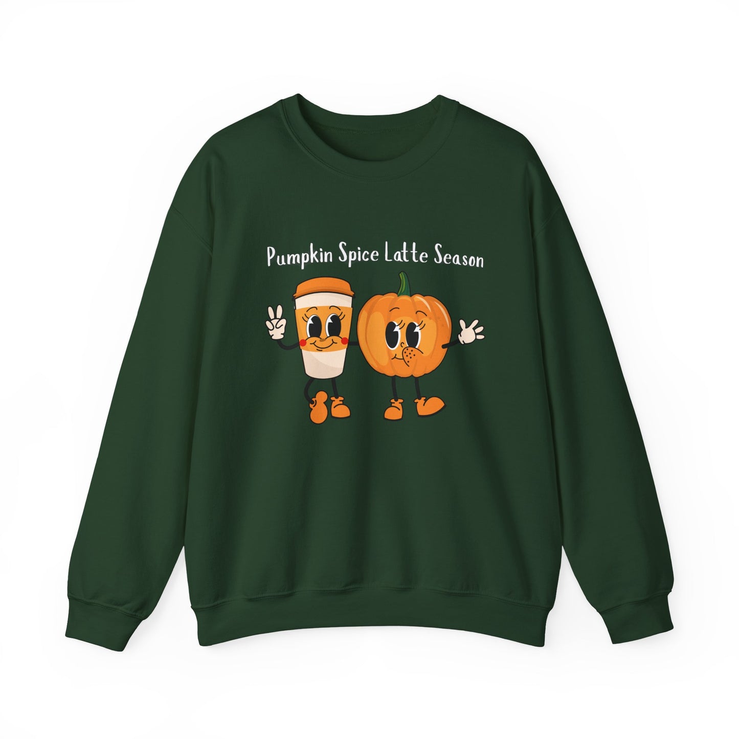 Fun Pumpkin Characters Crewneck Sweatshirt