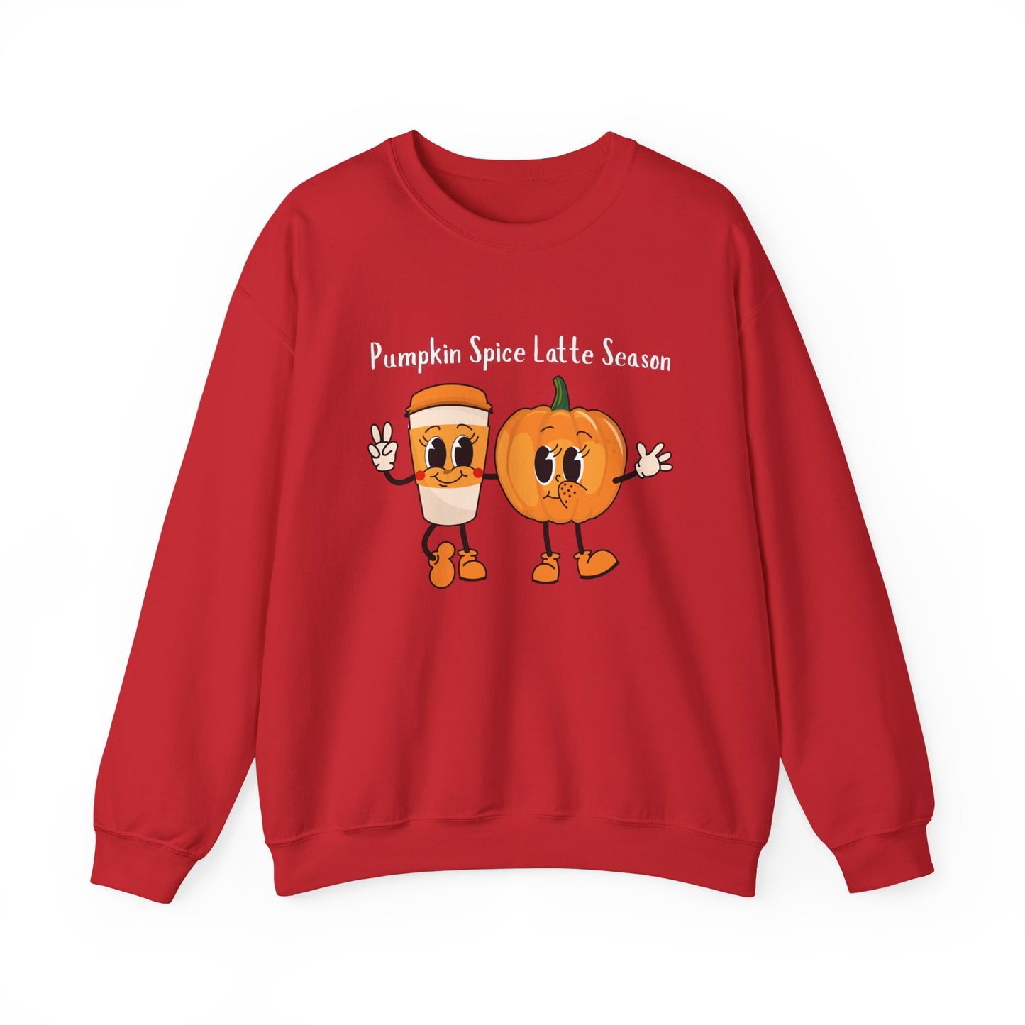 Fun Pumpkin Characters Crewneck Sweatshirt