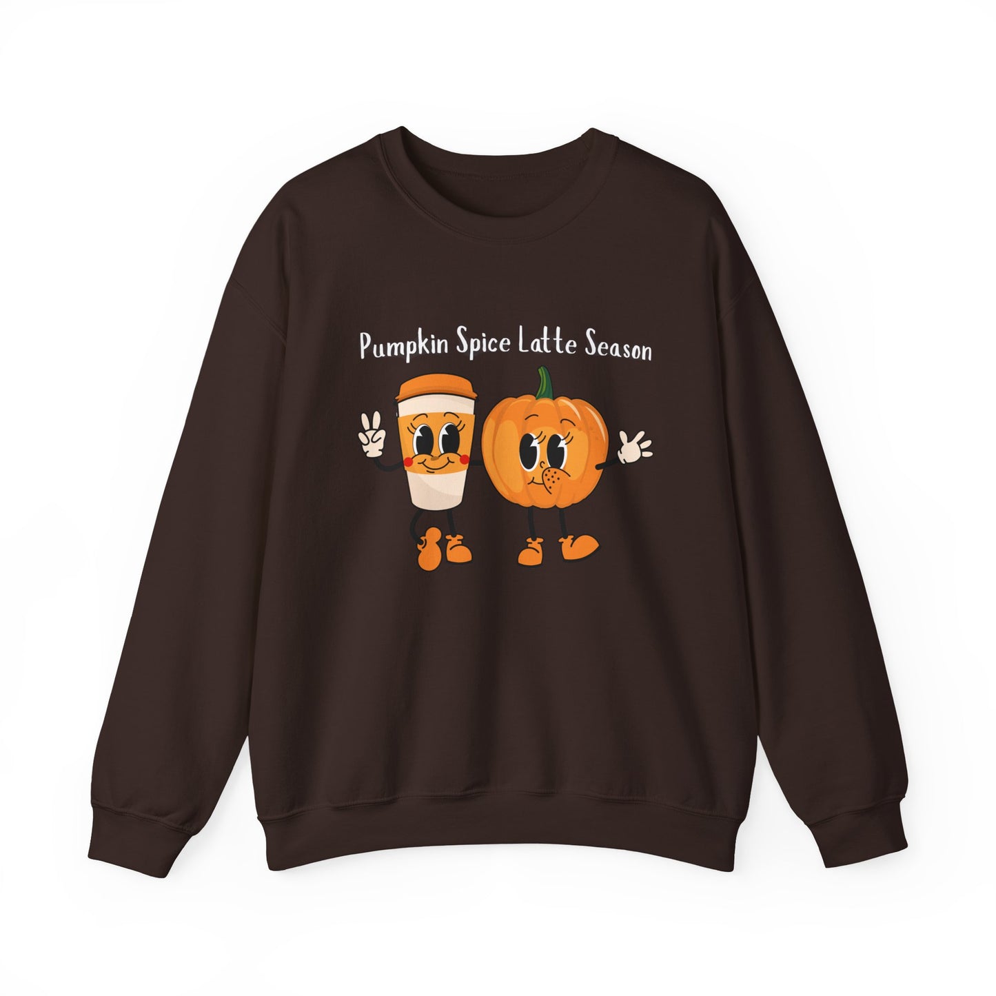 Fun Pumpkin Characters Crewneck Sweatshirt