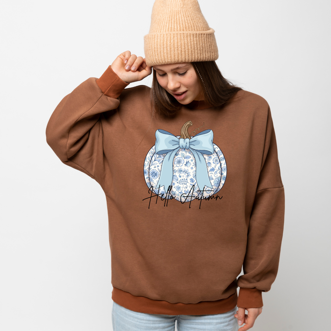Pumpkin Season Mama & Me Sweatshirt | Fall Matching Family Outfit | Halloween & Thanksgiving Sweater