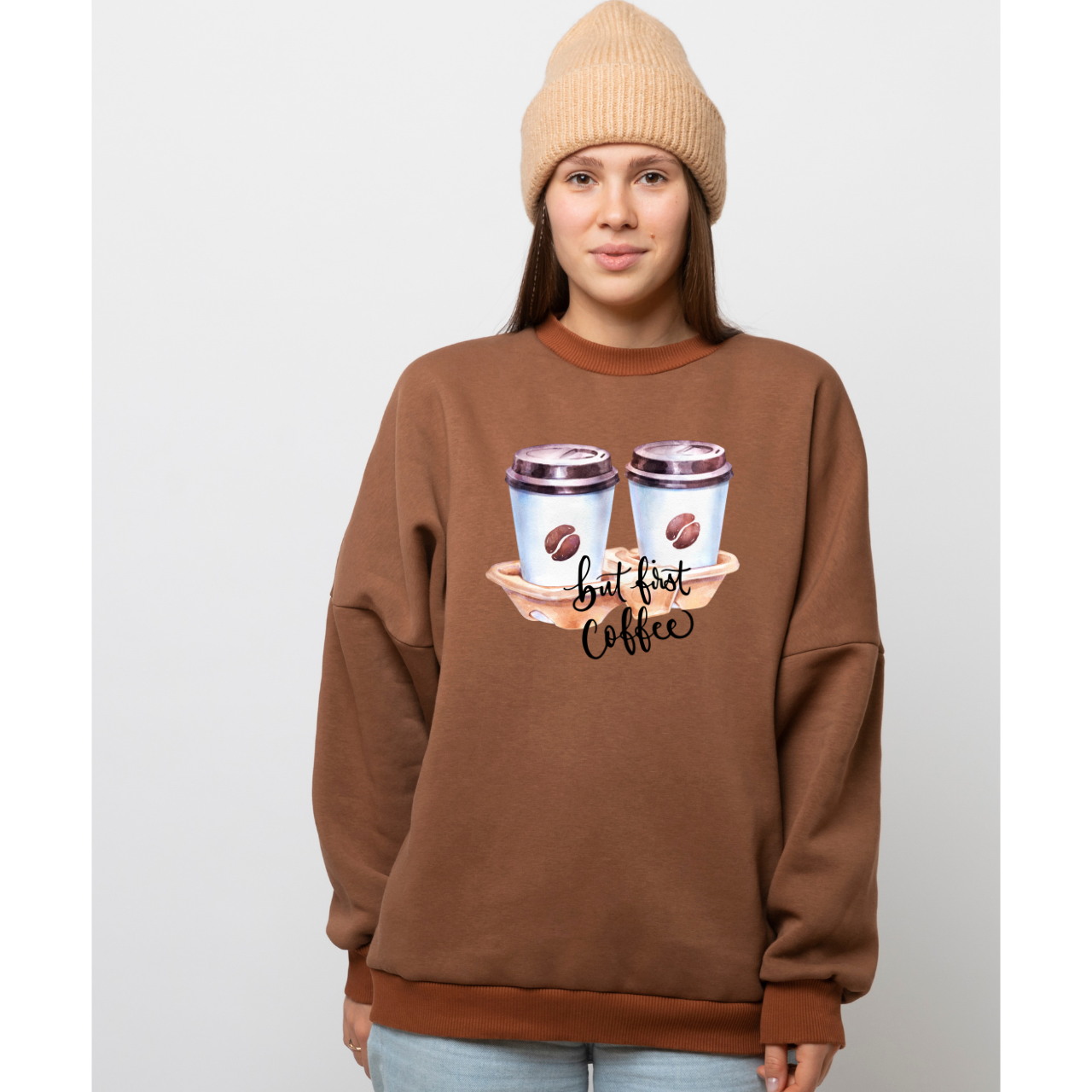 Coffee Lover's Crewneck Sweatshirt