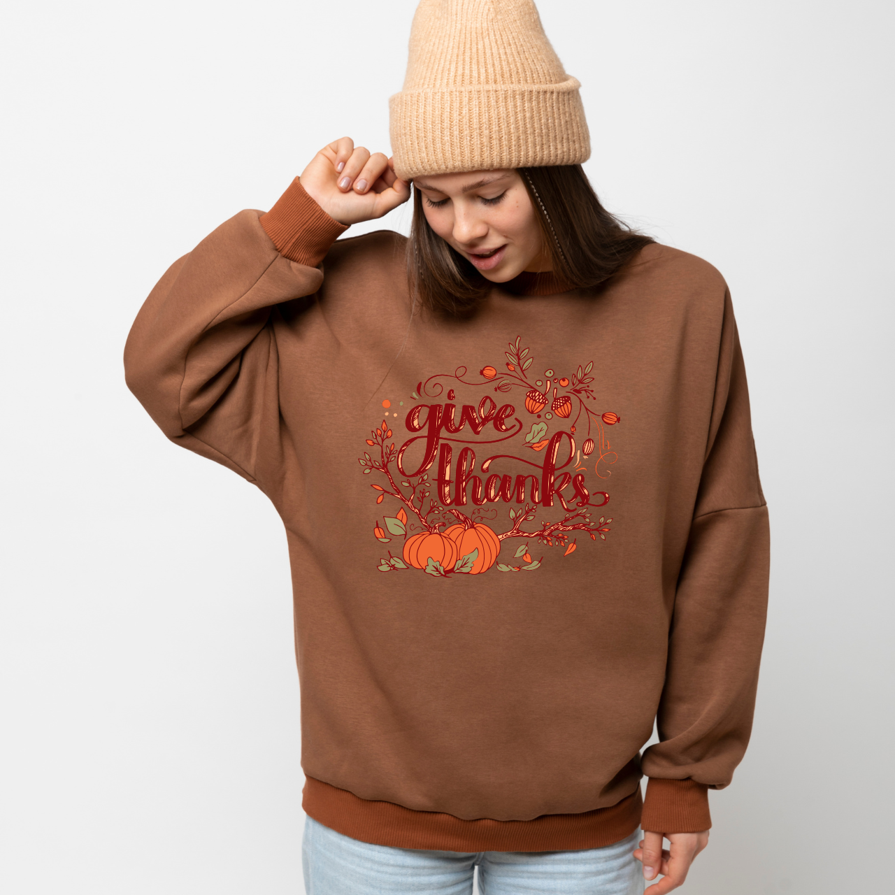 Mama and Me Fall Sweatshirt | Pumpkin Patch Outfit | Matching Halloween & Thanksgiving Crewneck