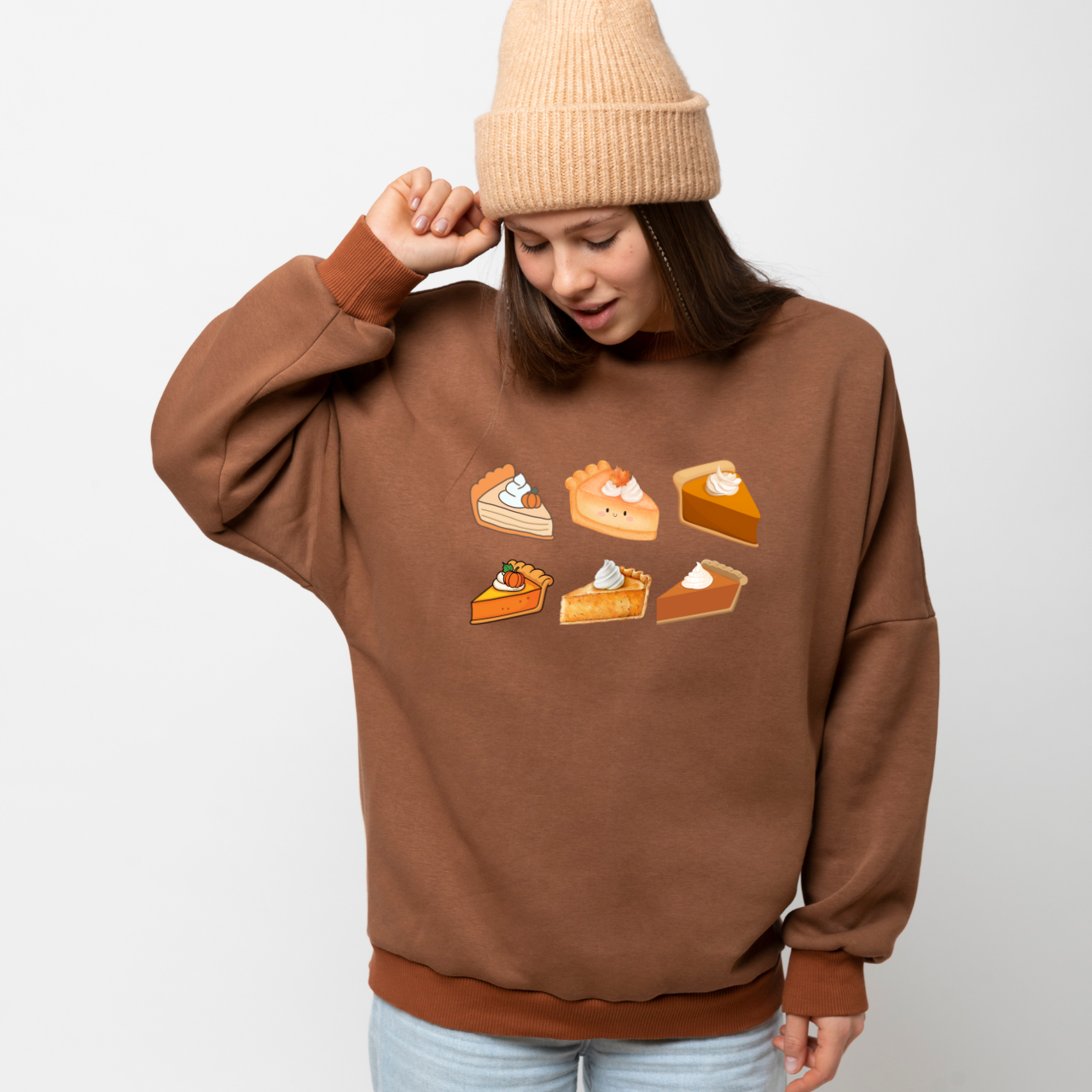 Fall Matching Family Outfit | Halloween & Thanksgiving Sweater | Pumpkin Season Mama & Me Sweatshirt