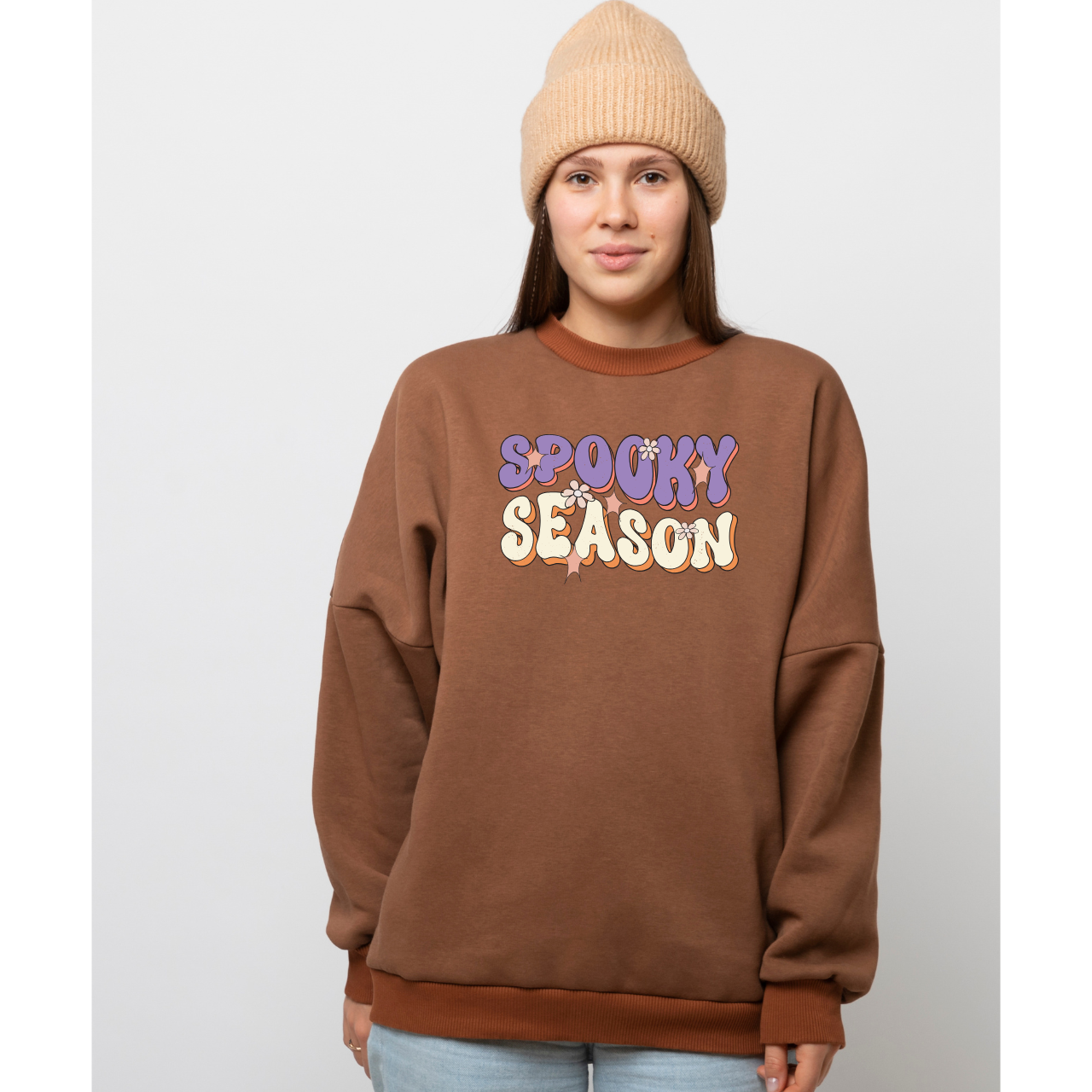 Halloween Vibes Unisex Crewneck Sweatshirt