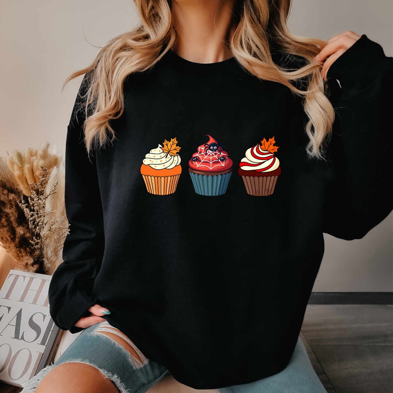 Fall Matching Family Outfit | Halloween & Thanksgiving Sweater | Pumpkin Season Mama & Me Sweatshirt