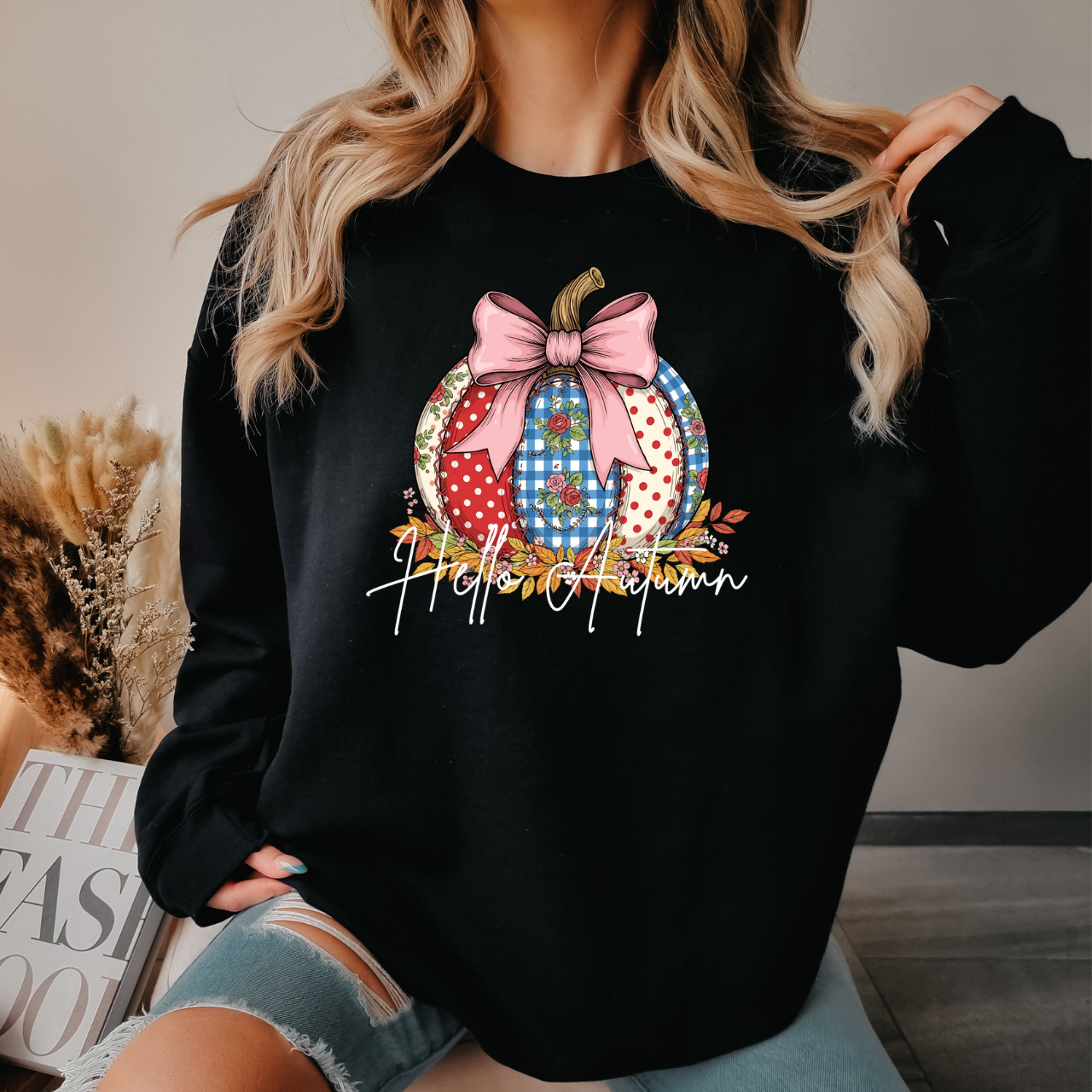Pumpkin Season Mama & Me Sweatshirt | Fall Matching Family Outfit | Halloween & Thanksgiving Sweater