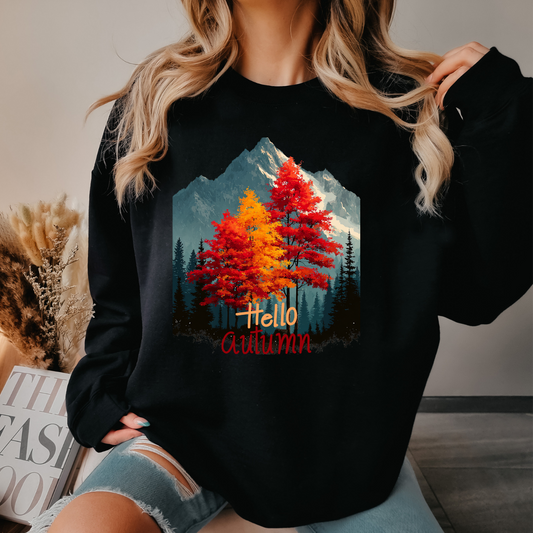 Autumn Vibes Sweatshirt - Cozy Crewneck for Fall