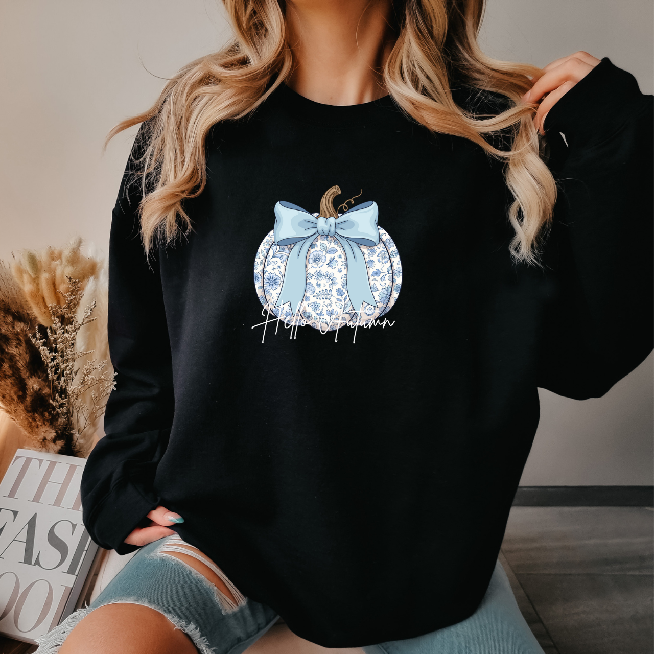 Pumpkin Season Mama & Me Sweatshirt | Fall Matching Family Outfit | Halloween & Thanksgiving Sweater