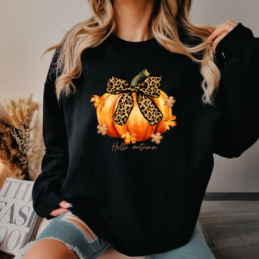 Autumn Pumpkin Crewneck Sweatshirt