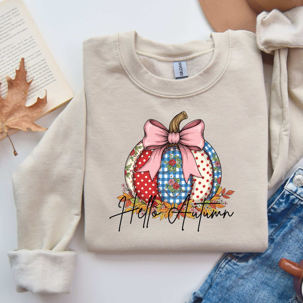 Pumpkin Season Mama & Me Sweatshirt | Fall Matching Family Outfit | Halloween & Thanksgiving Sweater