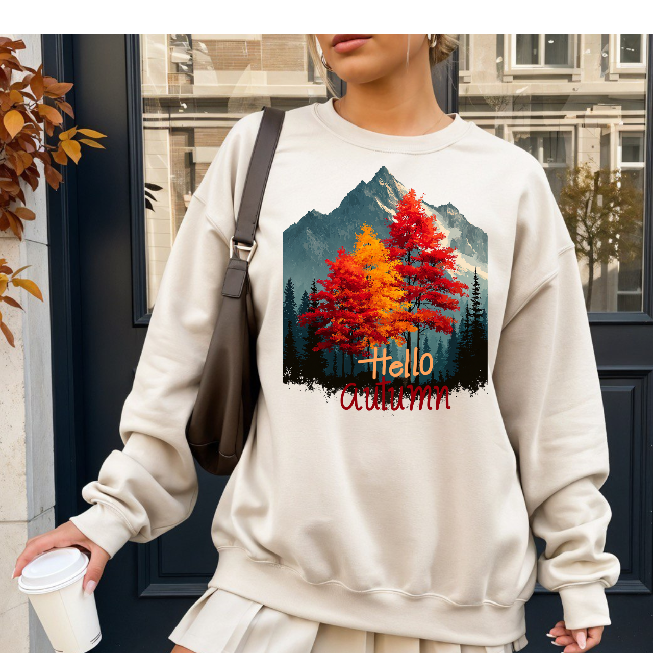 Autumn Vibes Sweatshirt - Cozy Crewneck for Fall