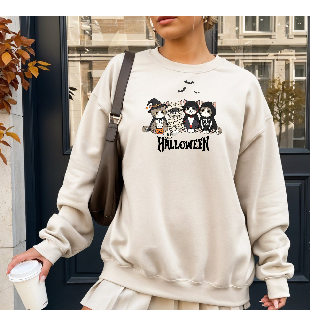 Halloween Pet Crewneck Sweatshirt