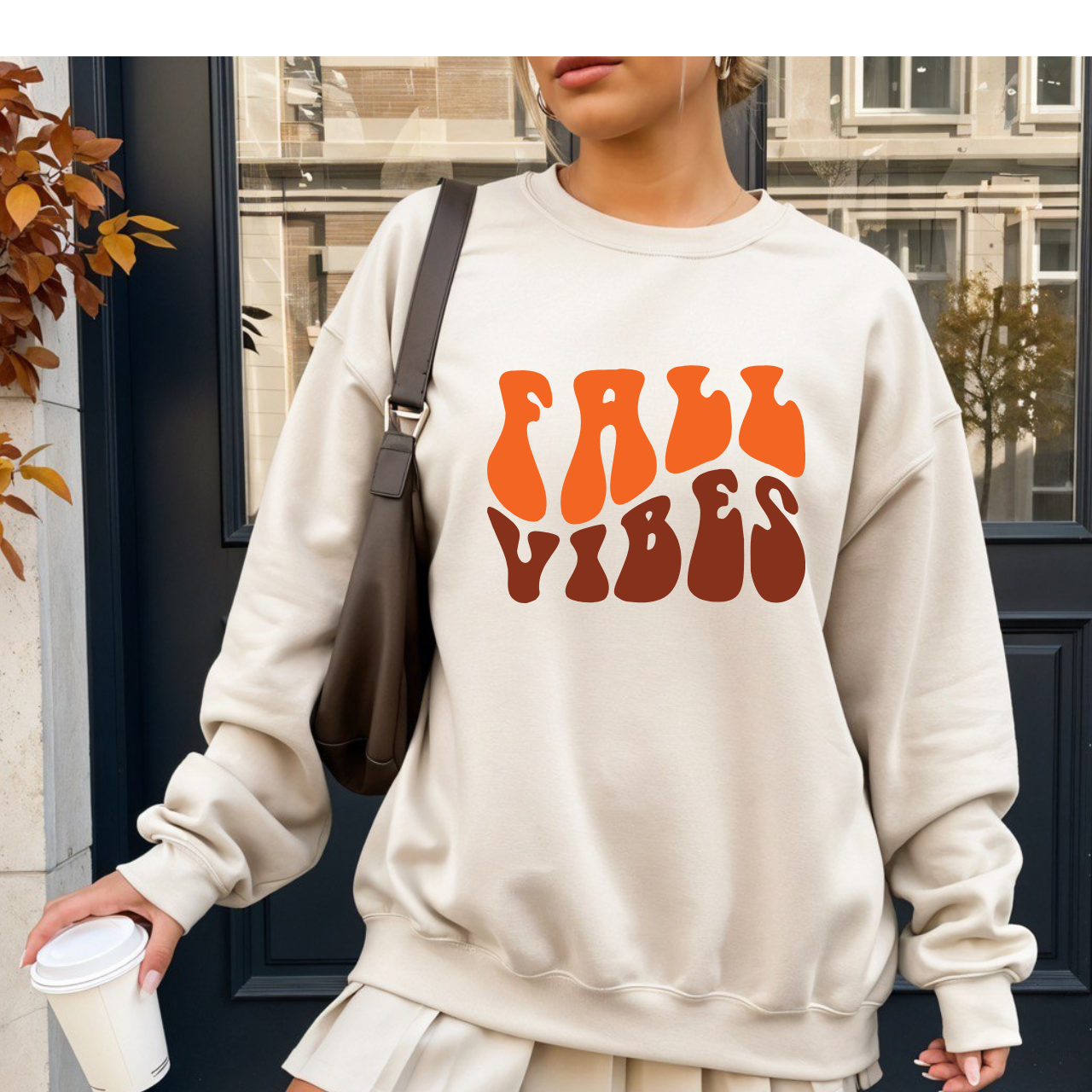 Fall Vibes Unisex Crewneck Sweatshirt