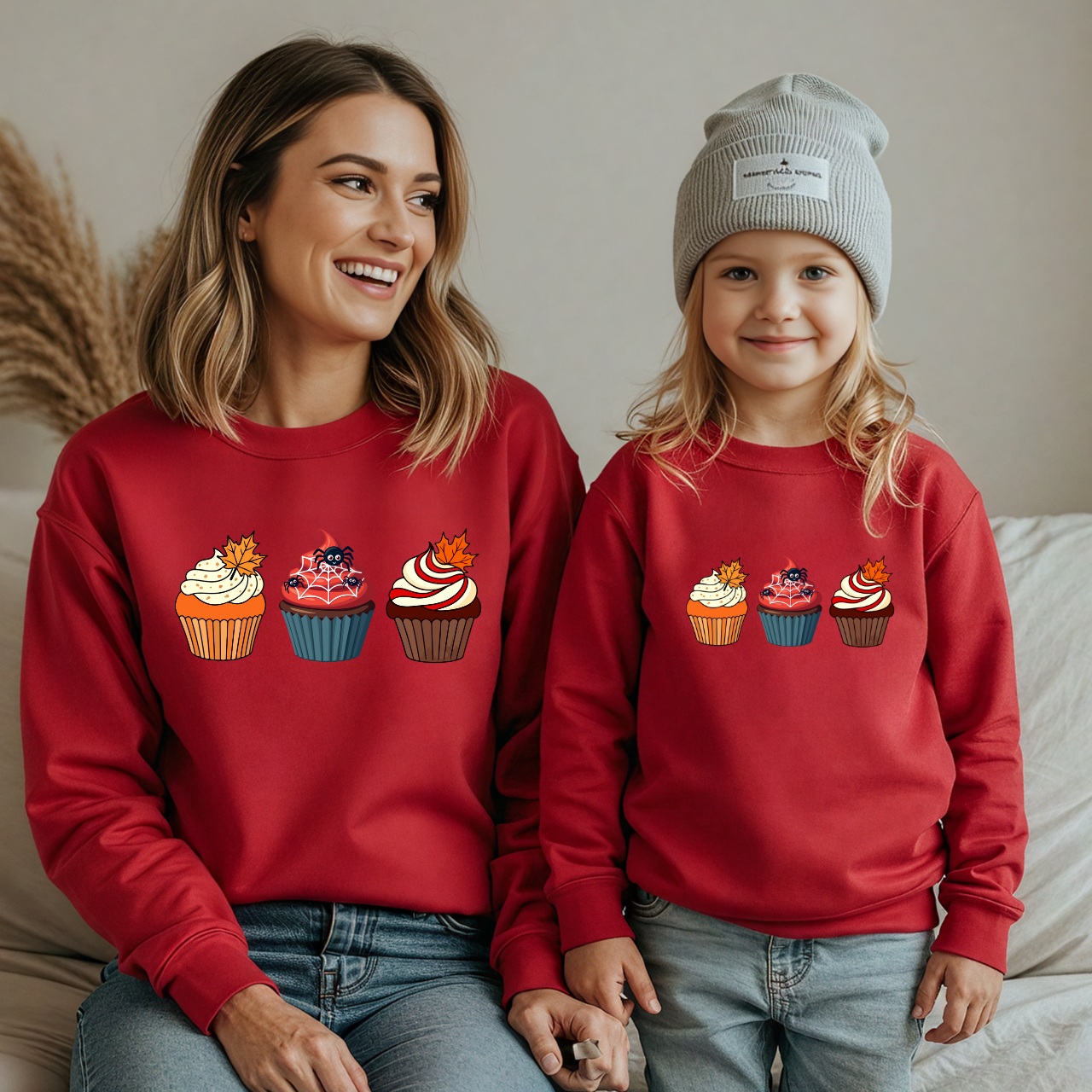 Fall Matching Family Outfit | Halloween & Thanksgiving Sweater | Pumpkin Season Mama & Me Sweatshirt
