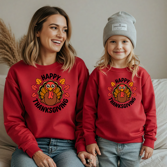 Pumpkin Season Mama & Me Sweatshirt | Fall Matching Family Outfit | Halloween & Thanksgiving Sweater
