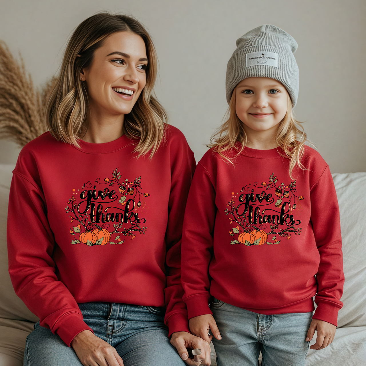 Mama and Me Fall Sweatshirt | Pumpkin Patch Outfit | Matching Halloween & Thanksgiving Crewneck
