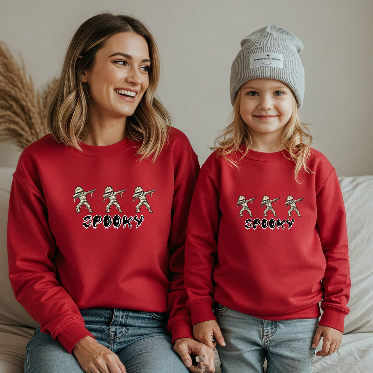 Spooky Halloween Matching Family Sweatshirt