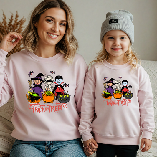 Pumpkin Season Mama & Me Sweatshirt | Fall Matching Family Outfit | Halloween & Thanksgiving Sweater