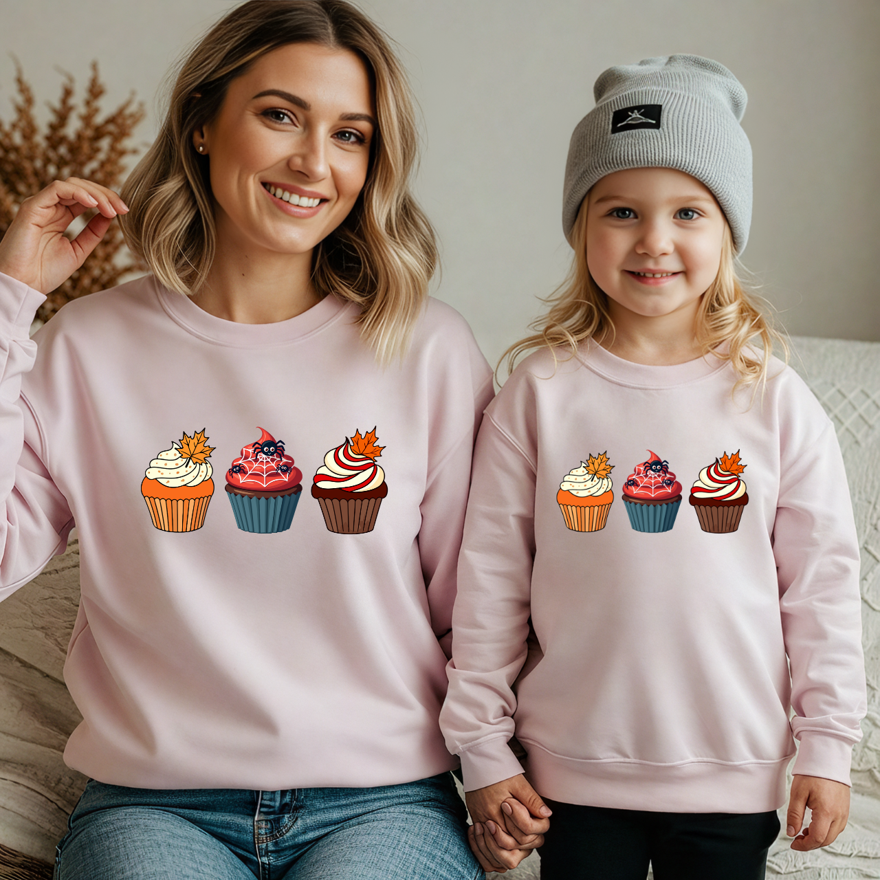 Fall Matching Family Outfit | Halloween & Thanksgiving Sweater | Pumpkin Season Mama & Me Sweatshirt