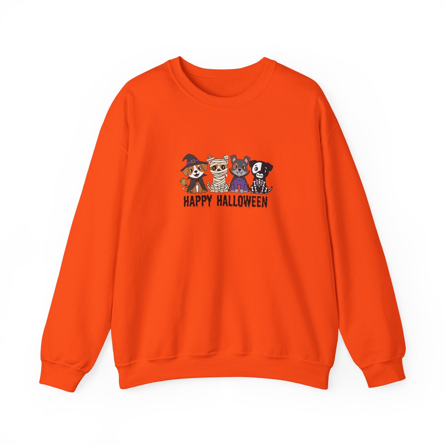Happy Halloween Pet Crewneck Sweatshirt