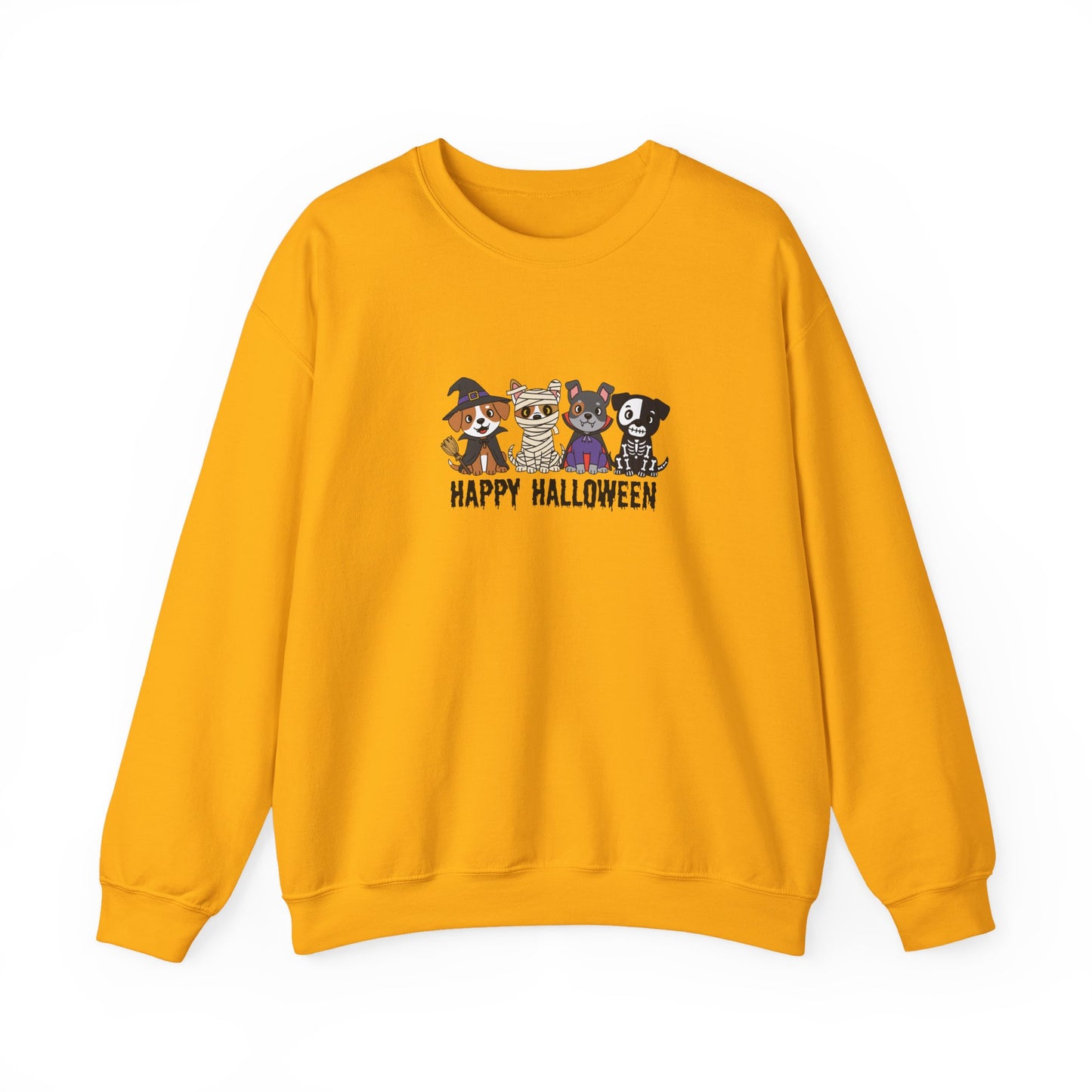 Happy Halloween Pet Crewneck Sweatshirt