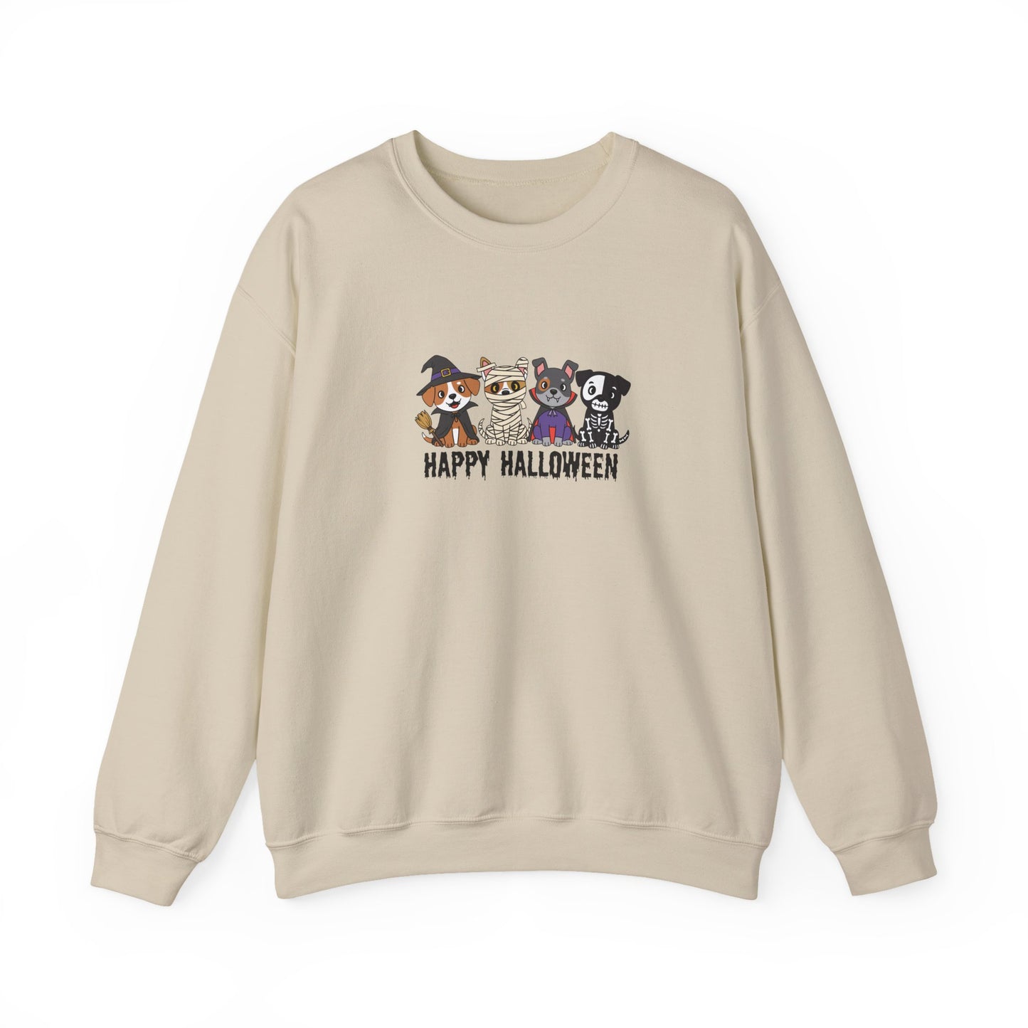 Happy Halloween Pet Crewneck Sweatshirt