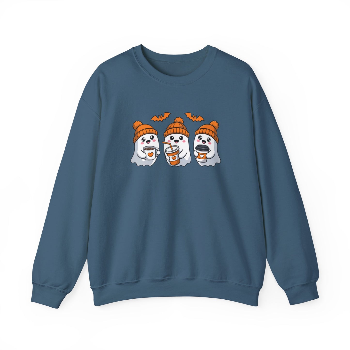 Cozy Ghost-Themed Unisex Sweatshirt