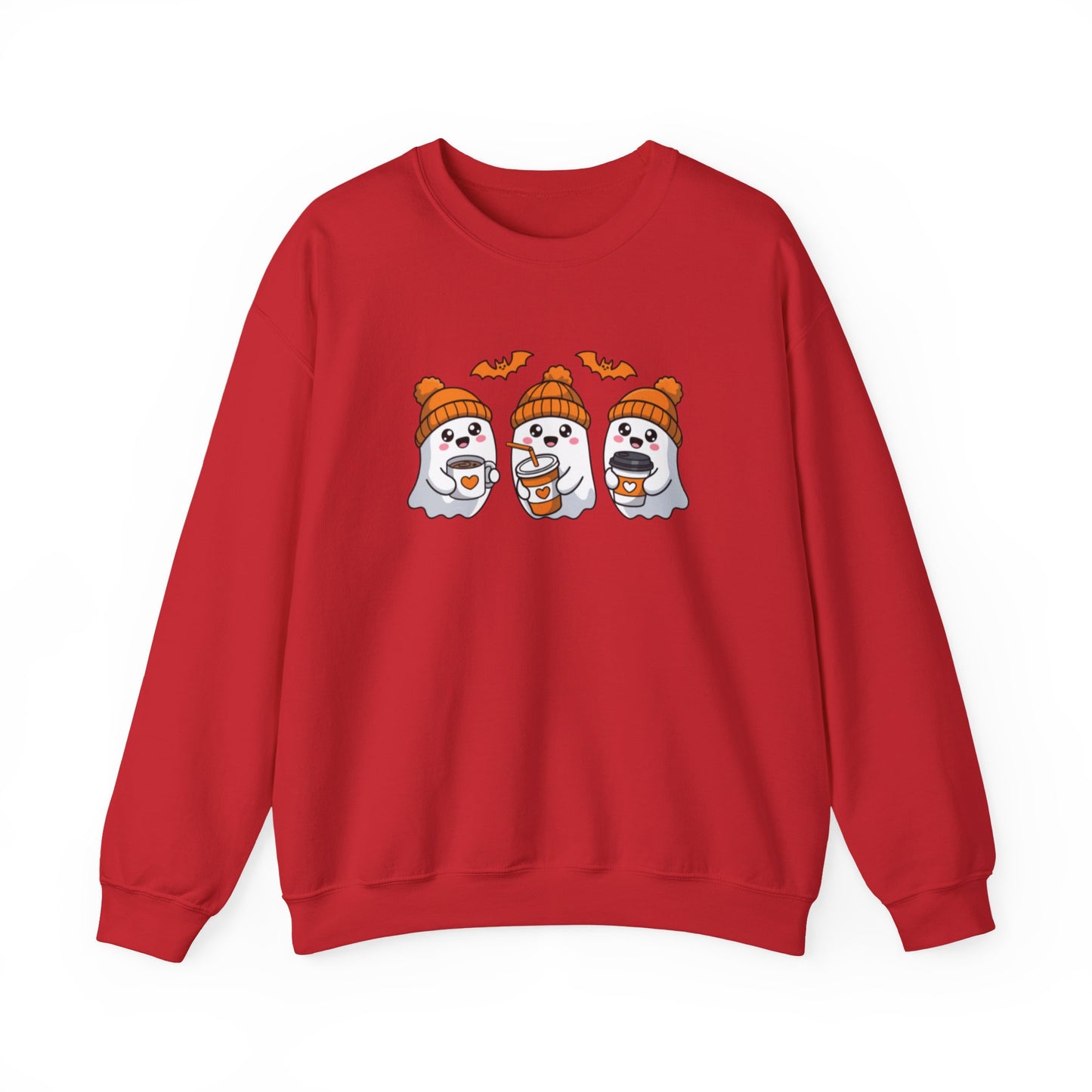 Cozy Ghost-Themed Unisex Sweatshirt